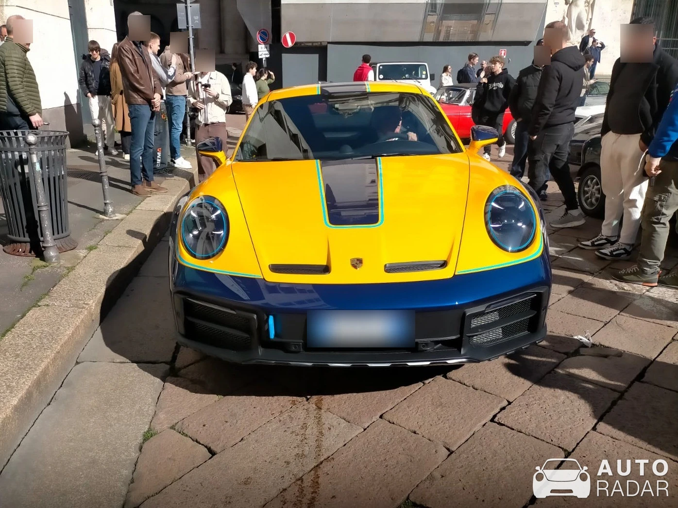 Porsche 992 Dakar Sonderwunsch Special spotted in Milano