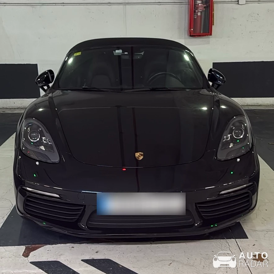 Porsche 718 Boxster spotted in Barcelona, Spain
