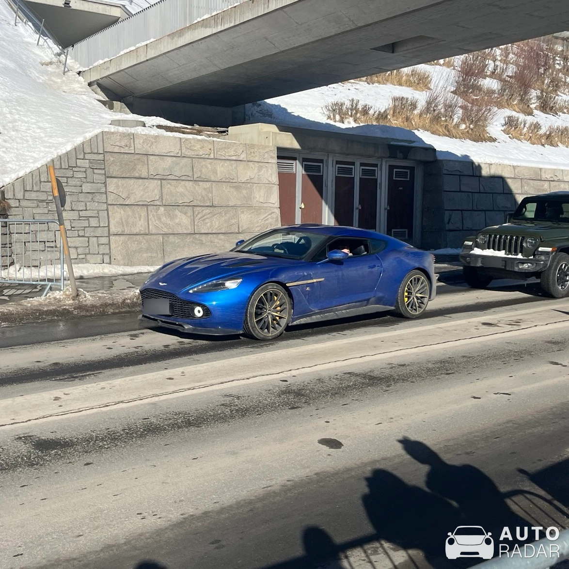 Aston Martin Vanquish Zagato spotted in Sankt Moritz, Svizzera