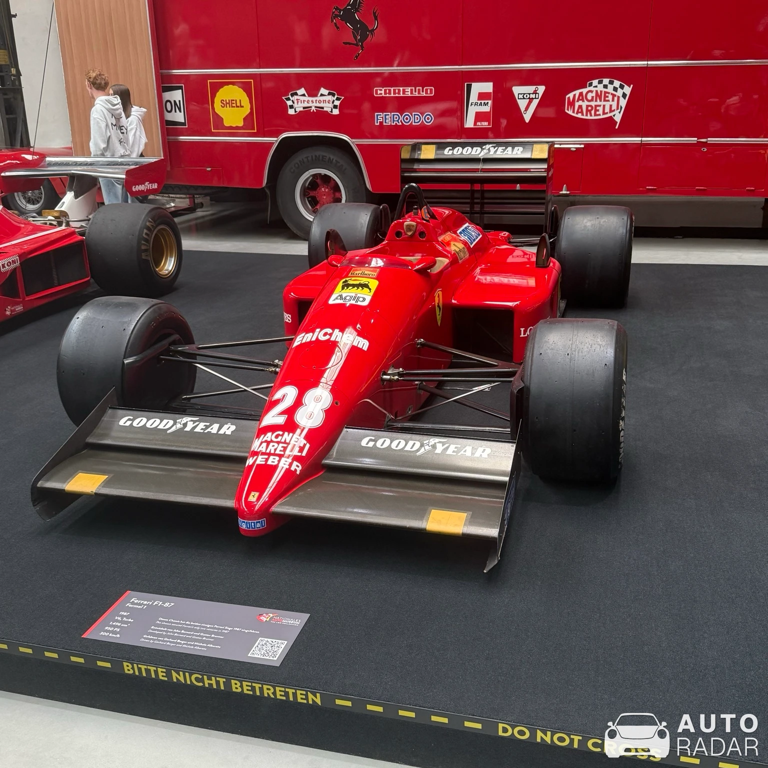 Ferrari F1/86 spotted in Dietzhölztal