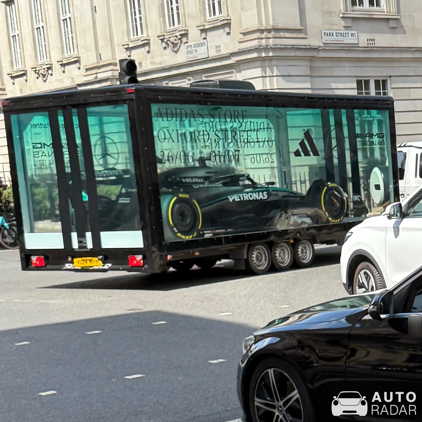 Mercedes-AMG F1 W09 EQ Power+ spotted in London