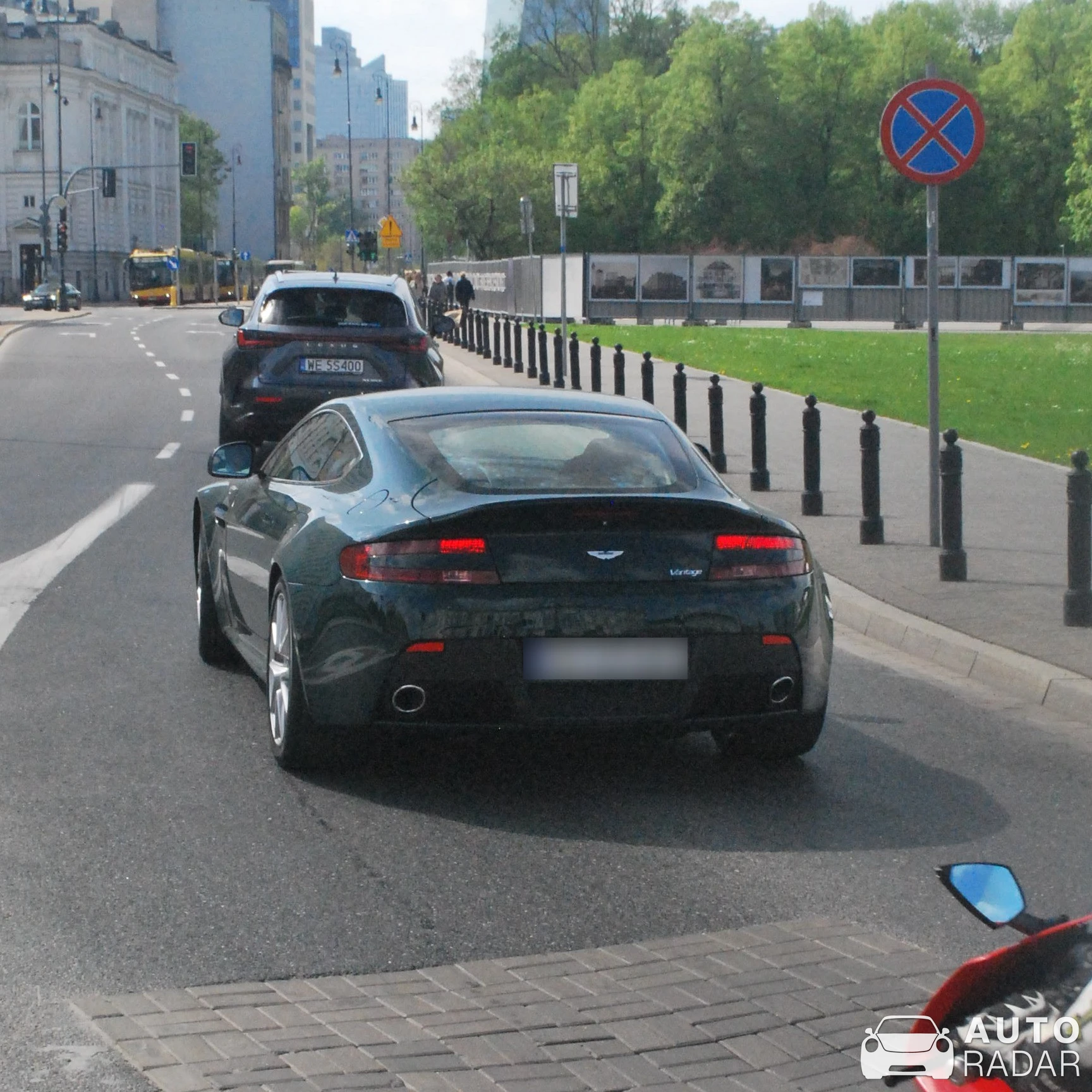 Aston Martin V8 Vantage 2012 spotted in Warszawa
