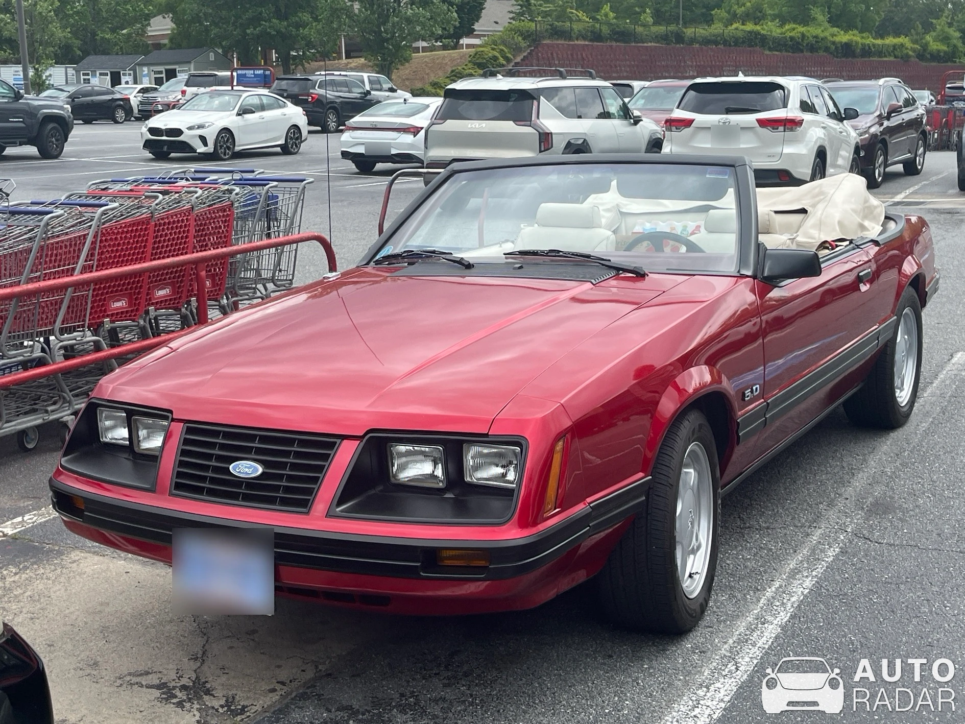Ford Mustang GT Convertible spotted in Cumming