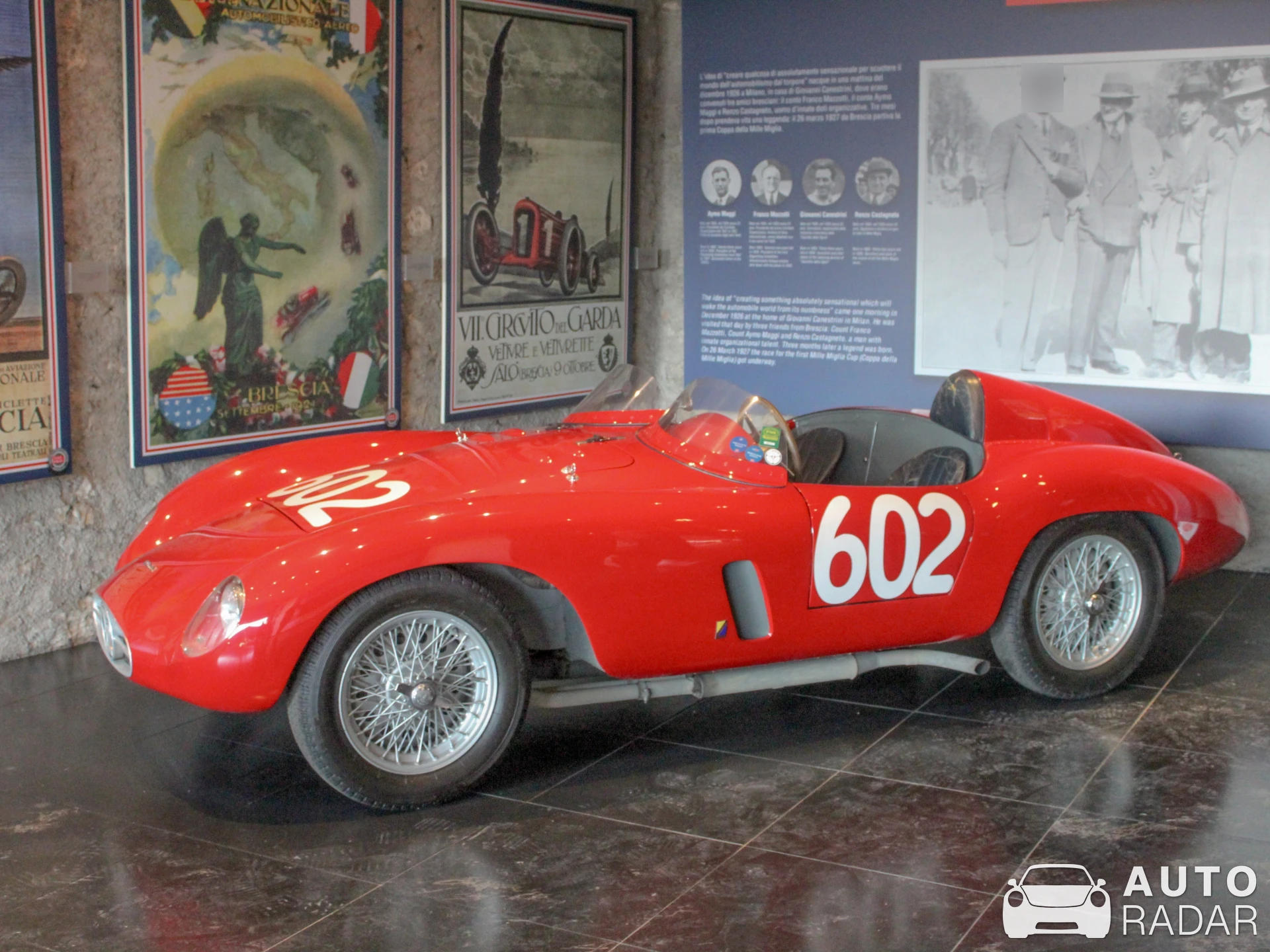 Ferrari 750 Monza spotted in Brescia, Italy