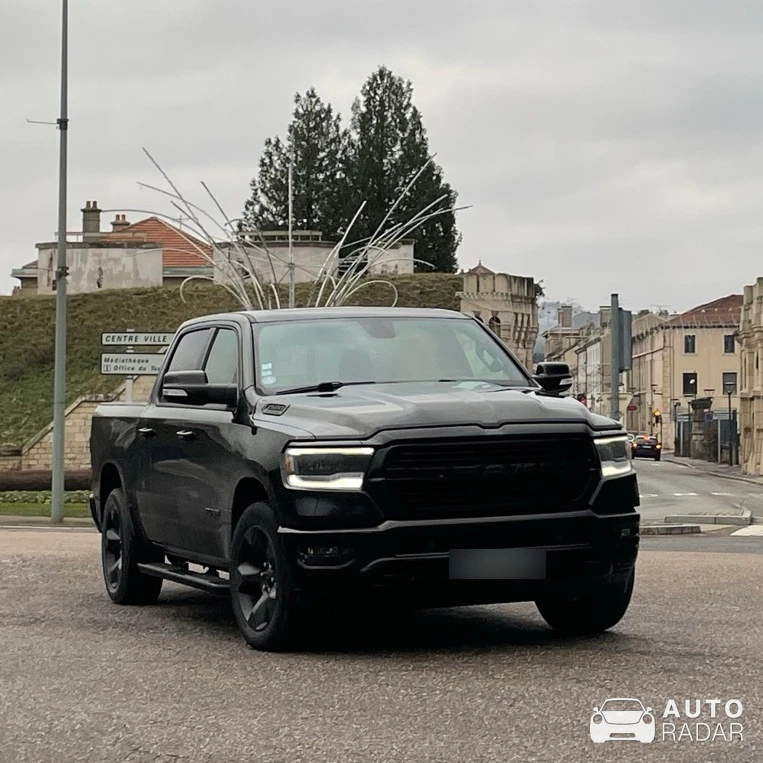 Dodge RAM 1500 Night Edition spotted in Toul, France