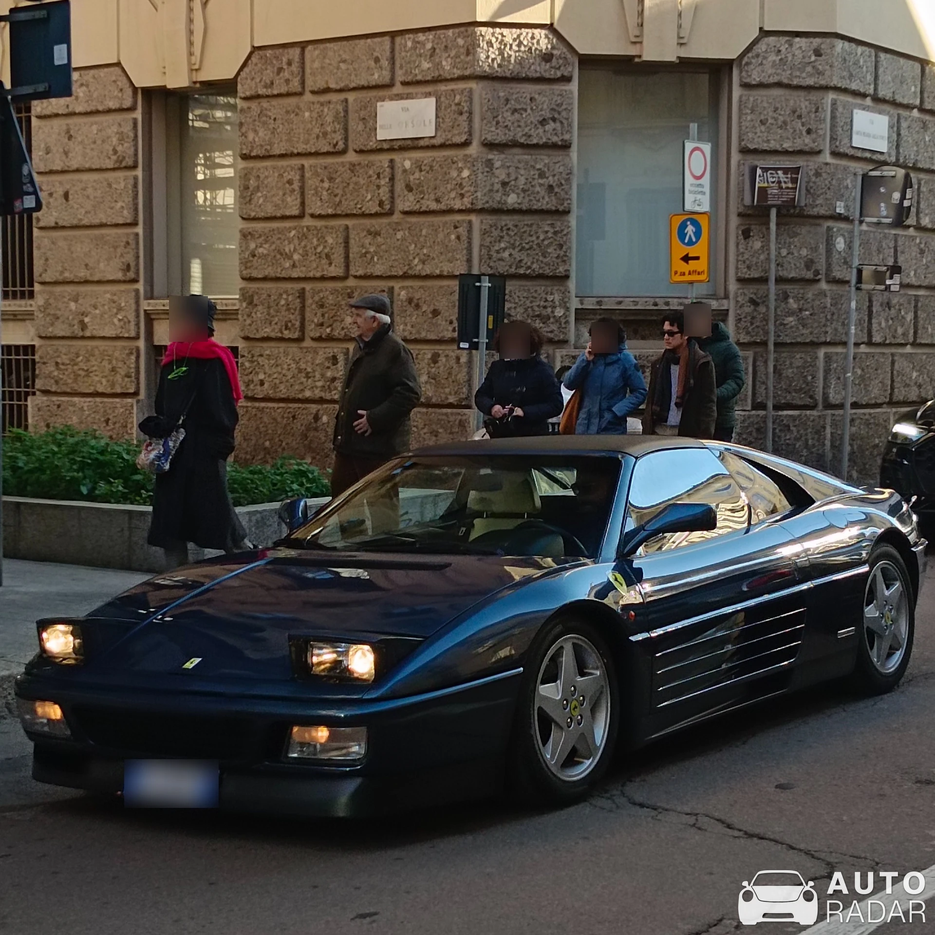 Ferrari 348 GTS spotted in Milano, Italy