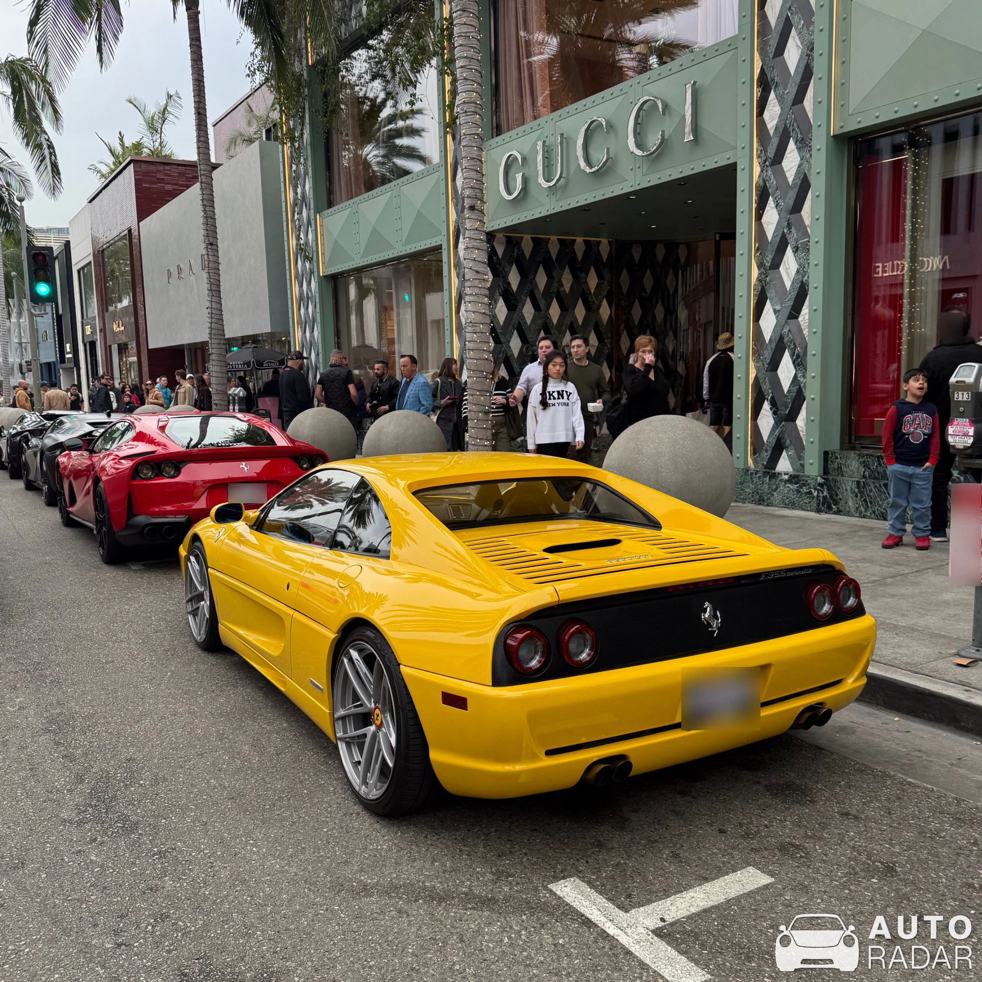 Ferrari F355 Berlinetta spotted in Beverly Hills, United States