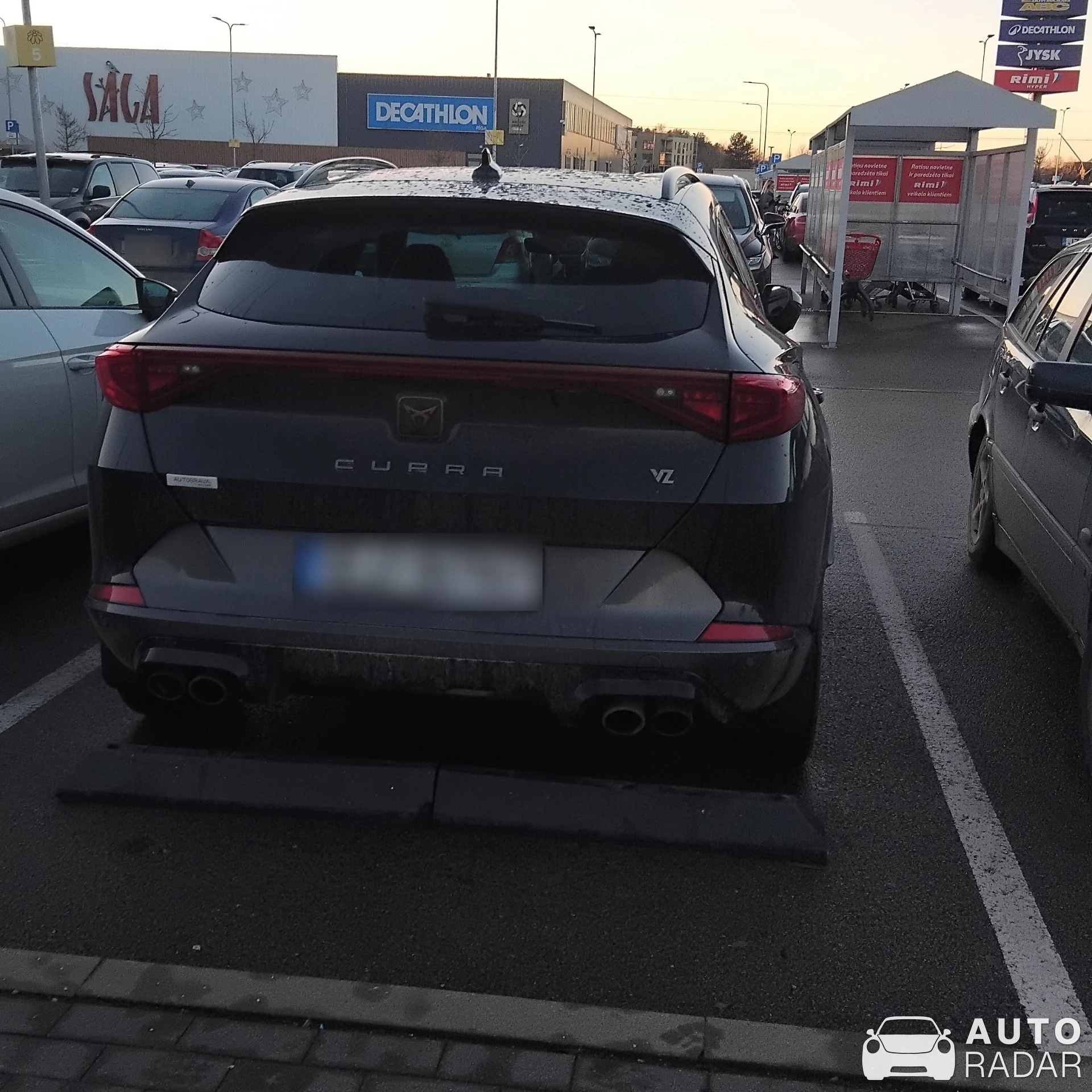 CUPRA Formentor VZ spotted in Stopiņi