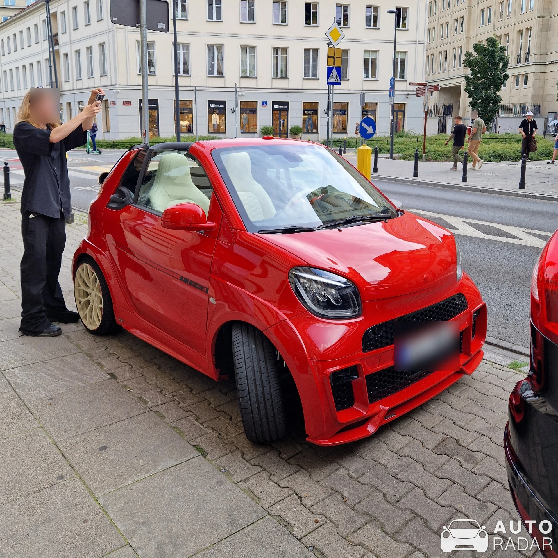 Smart Fortwo Cabrio Brabus Ultimate E spotted in Warszawa
