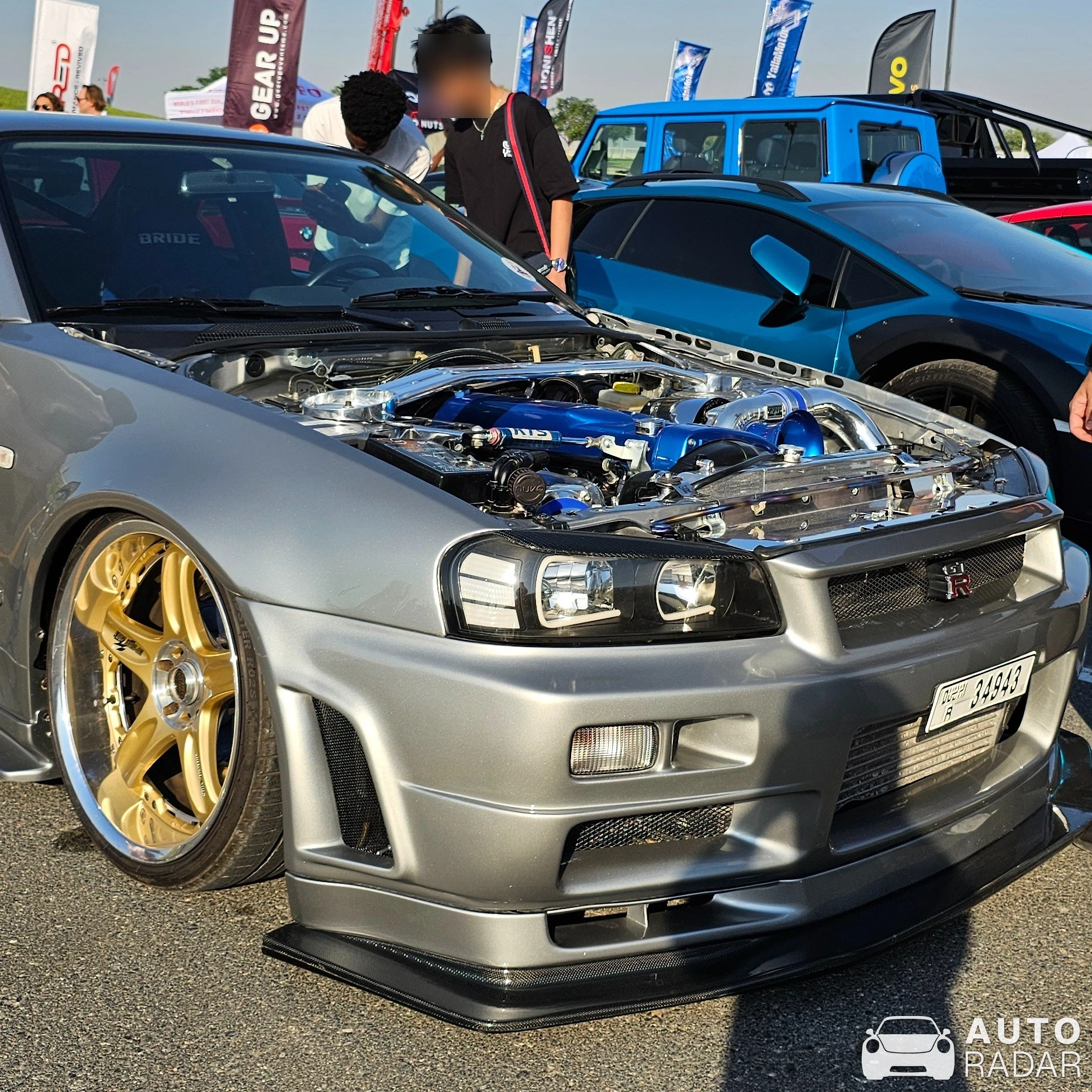 Nissan Skyline R34 GT-R V-Spec spotted in Dubai, United Arab Emirates