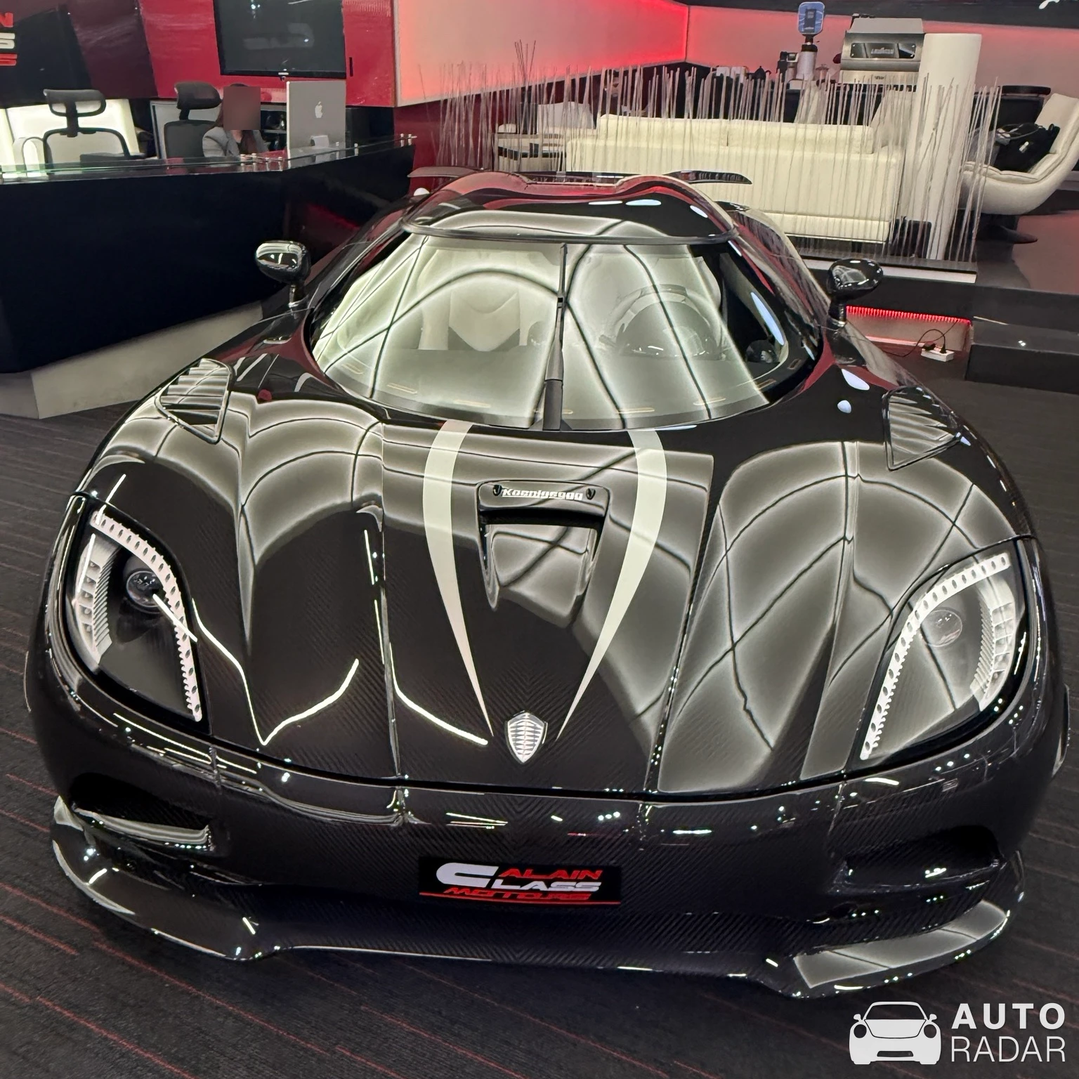 Koenigsegg Agera RS spotted in Dubai, United Arab Emirates