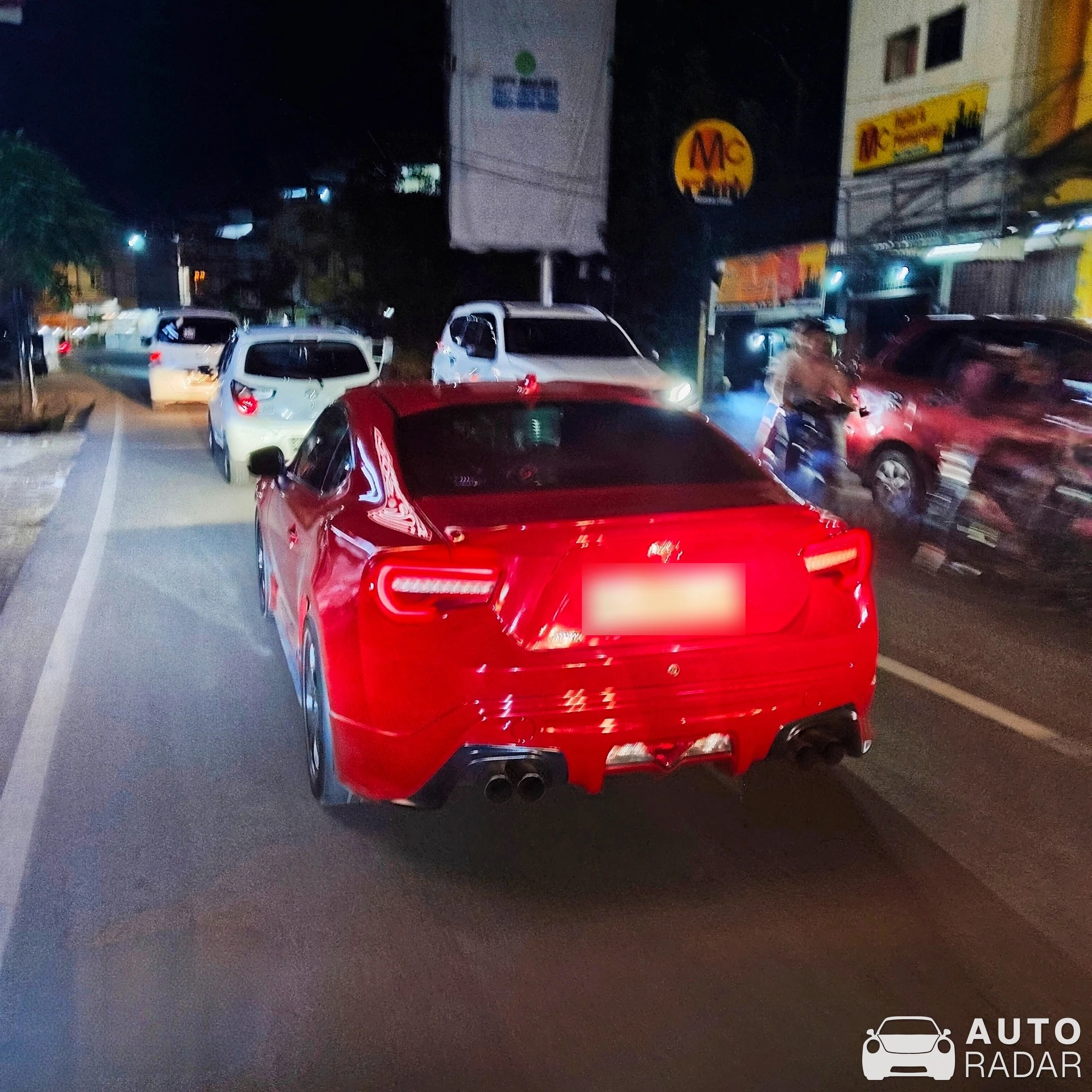 Toyota GT86 spotted in Palembang