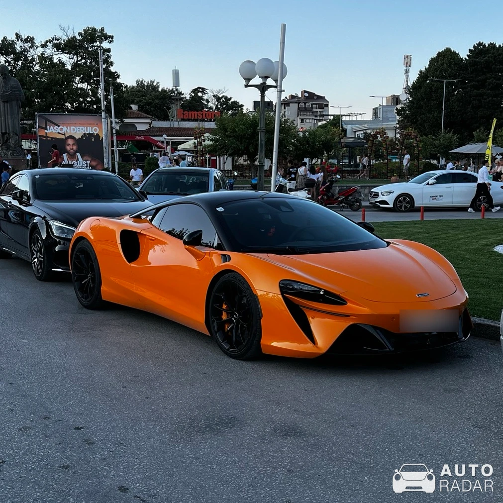McLaren Artura spotted in Struga