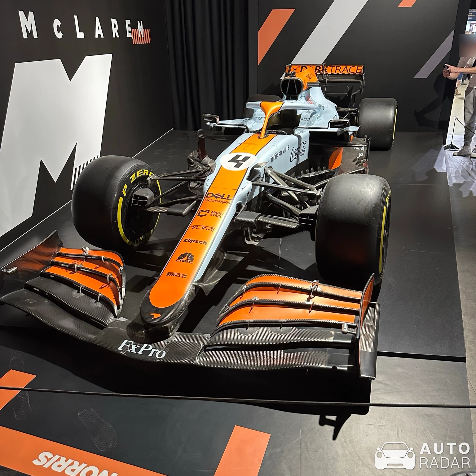 McLaren MCL35M spotted in Le Mans, France