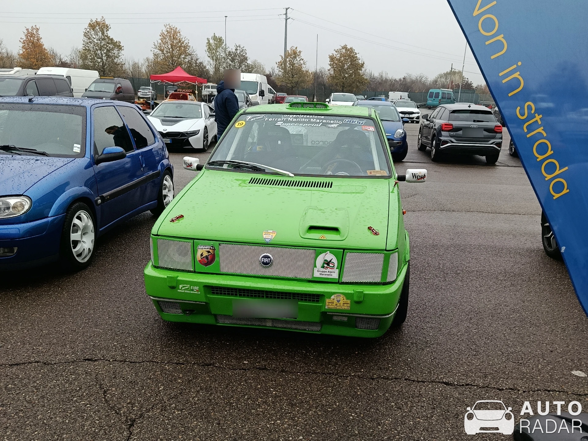 Fiat Uno spotted in Modena
