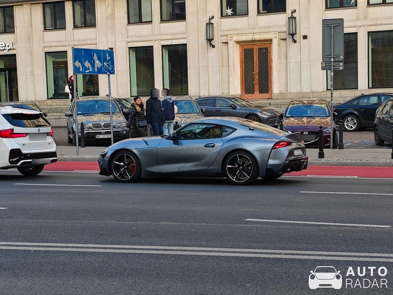 Toyota GR Supra A90 spotted in Warszawa, Polska