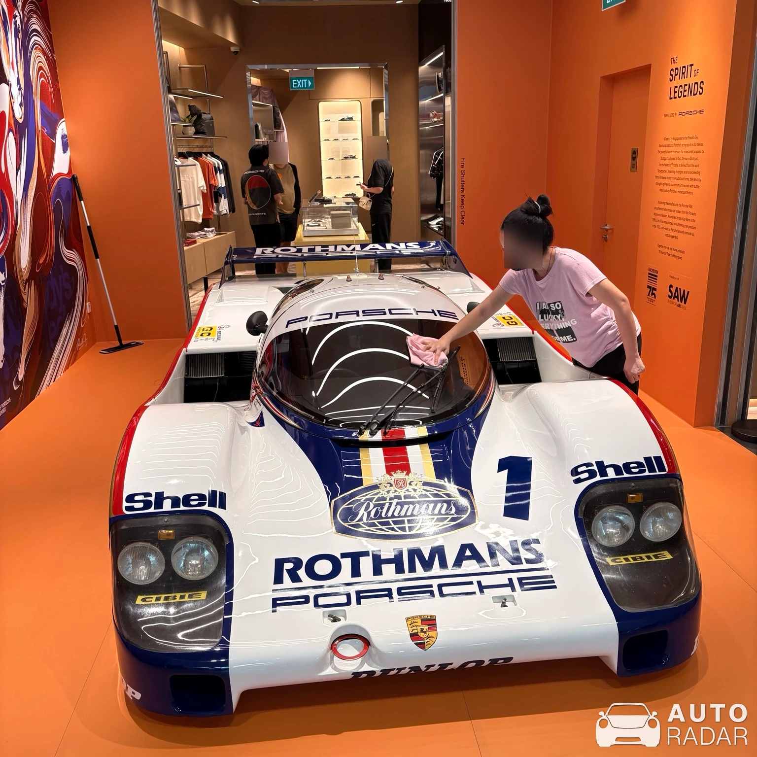 Porsche 956 spotted in Singapore