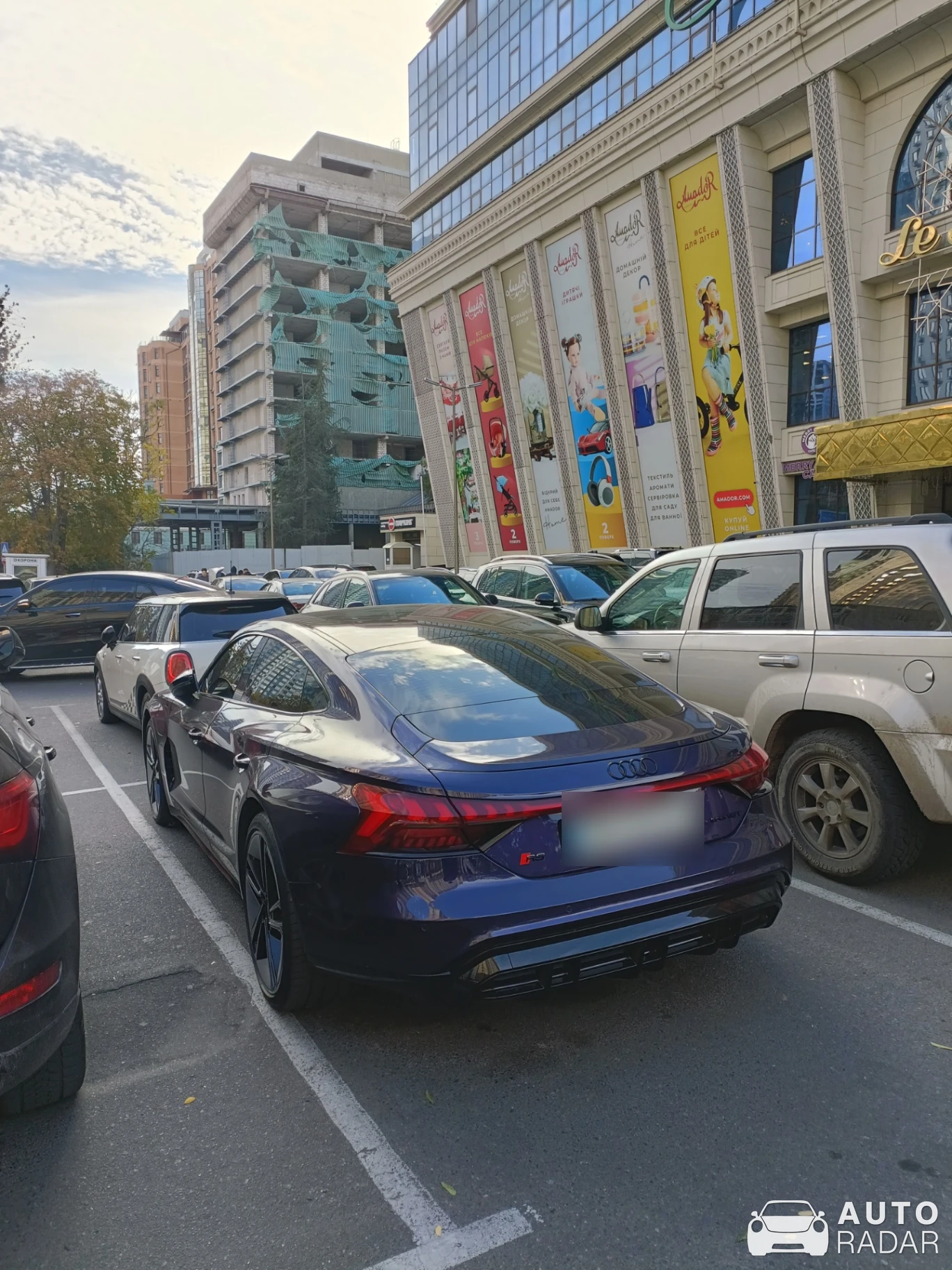 Audi RS E-Tron GT spotted in Odesa, Ukraine