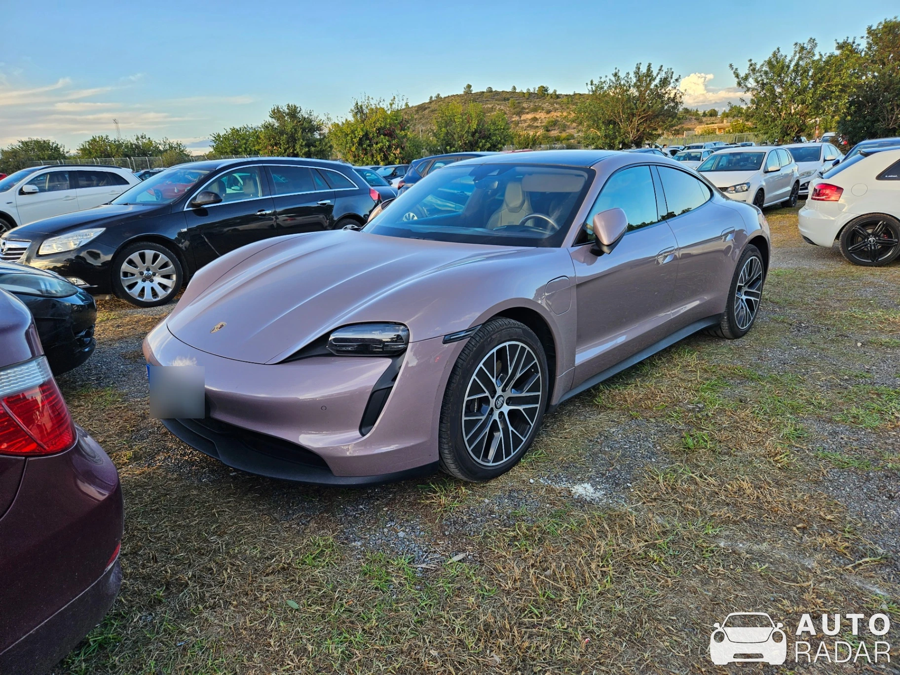 Porsche Taycan 4 spotted in Cheste, Spain