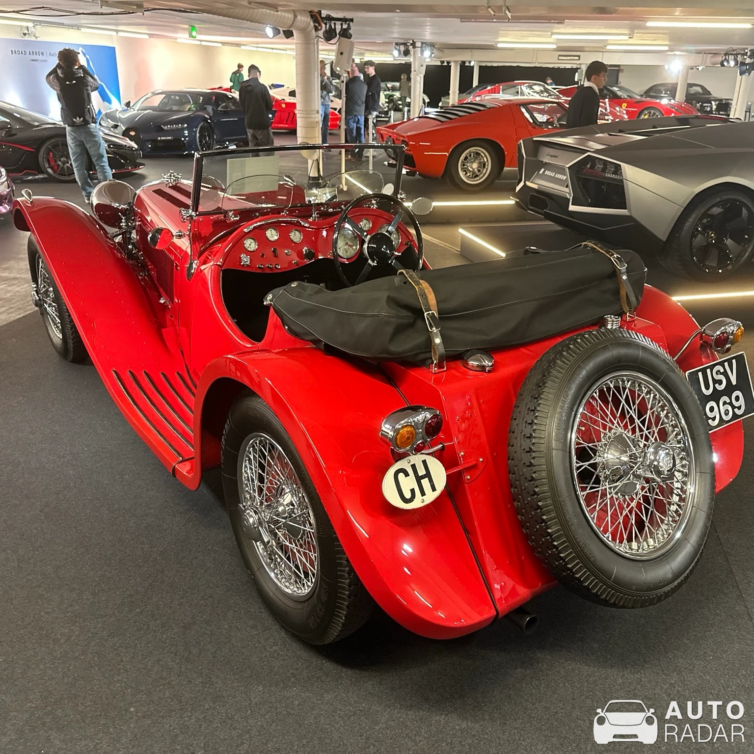 Jaguar SS 100 3.5 Liter 1936 spotted in Zürich