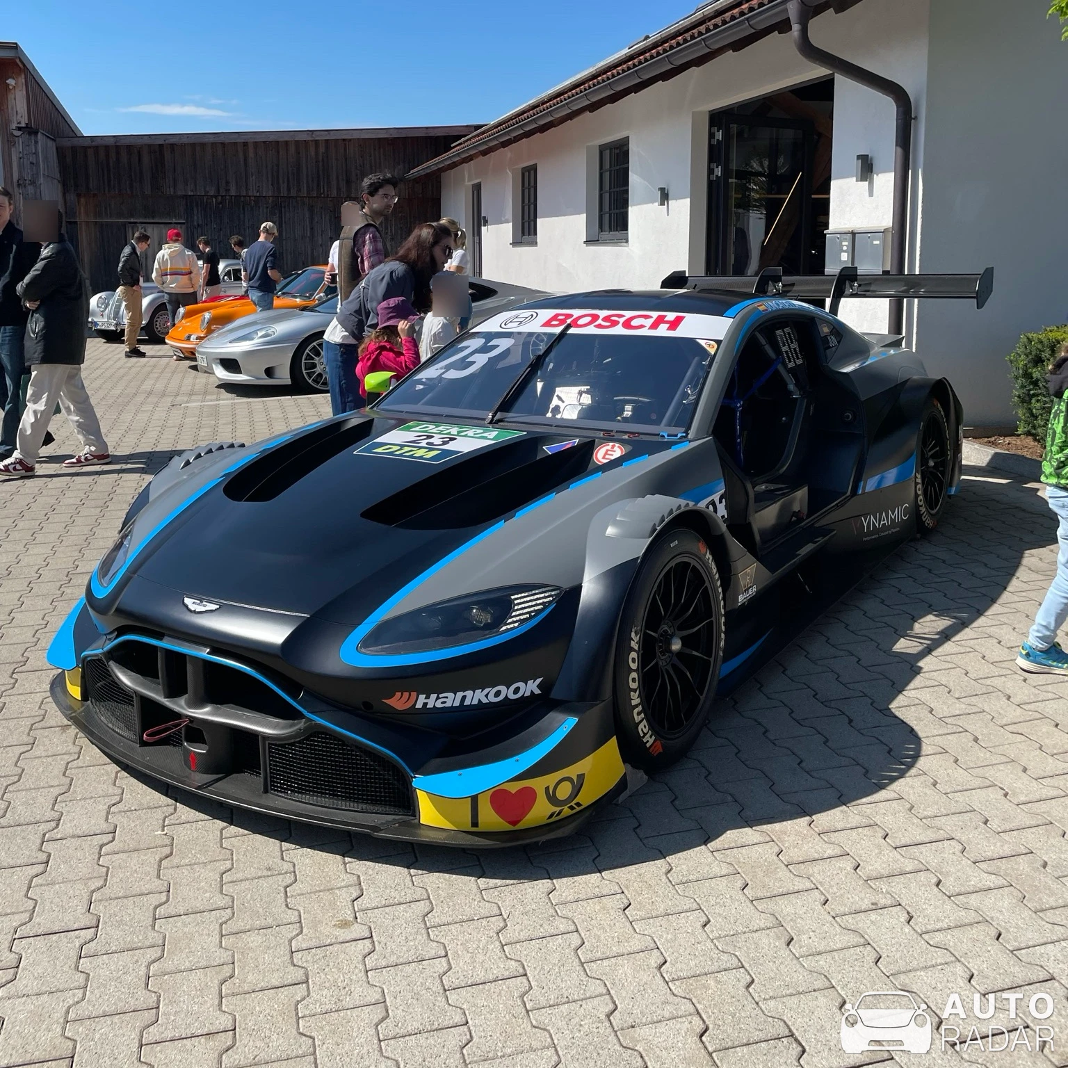 Aston Martin V8 Vantage GT3 spotted in Taufkirchen