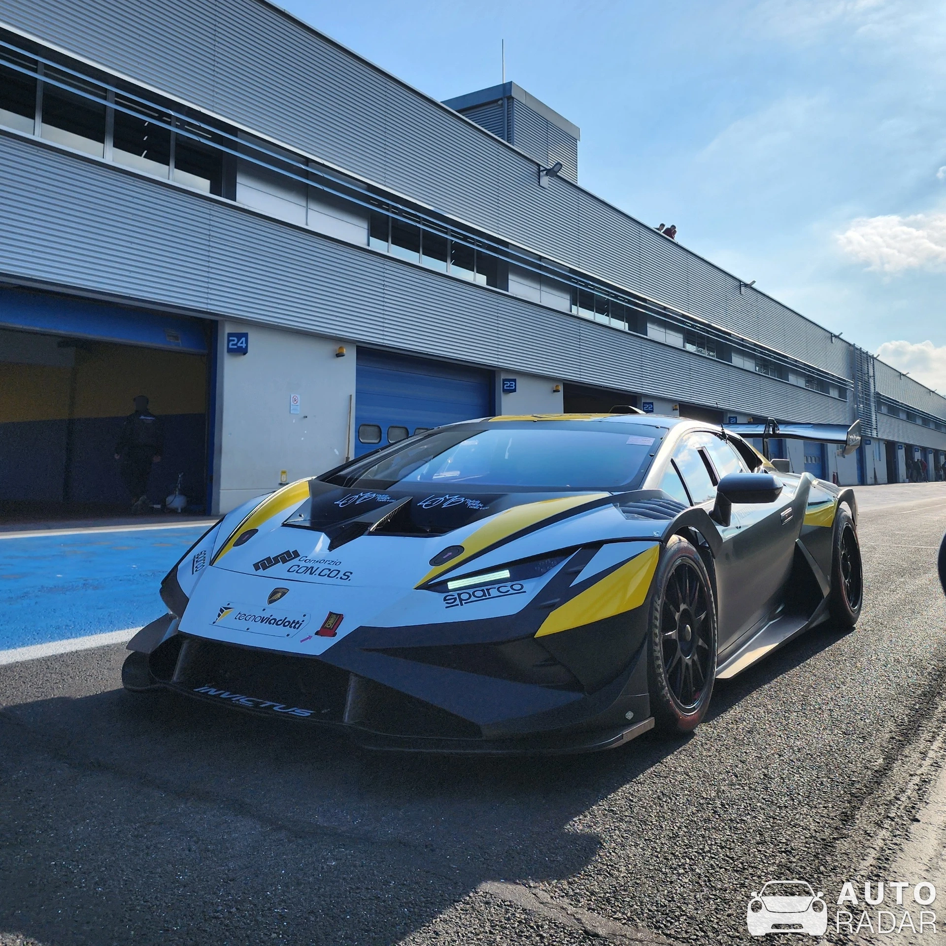 Lamborghini Huracán Super Trofeo EVO spotted in Campagnano di Roma