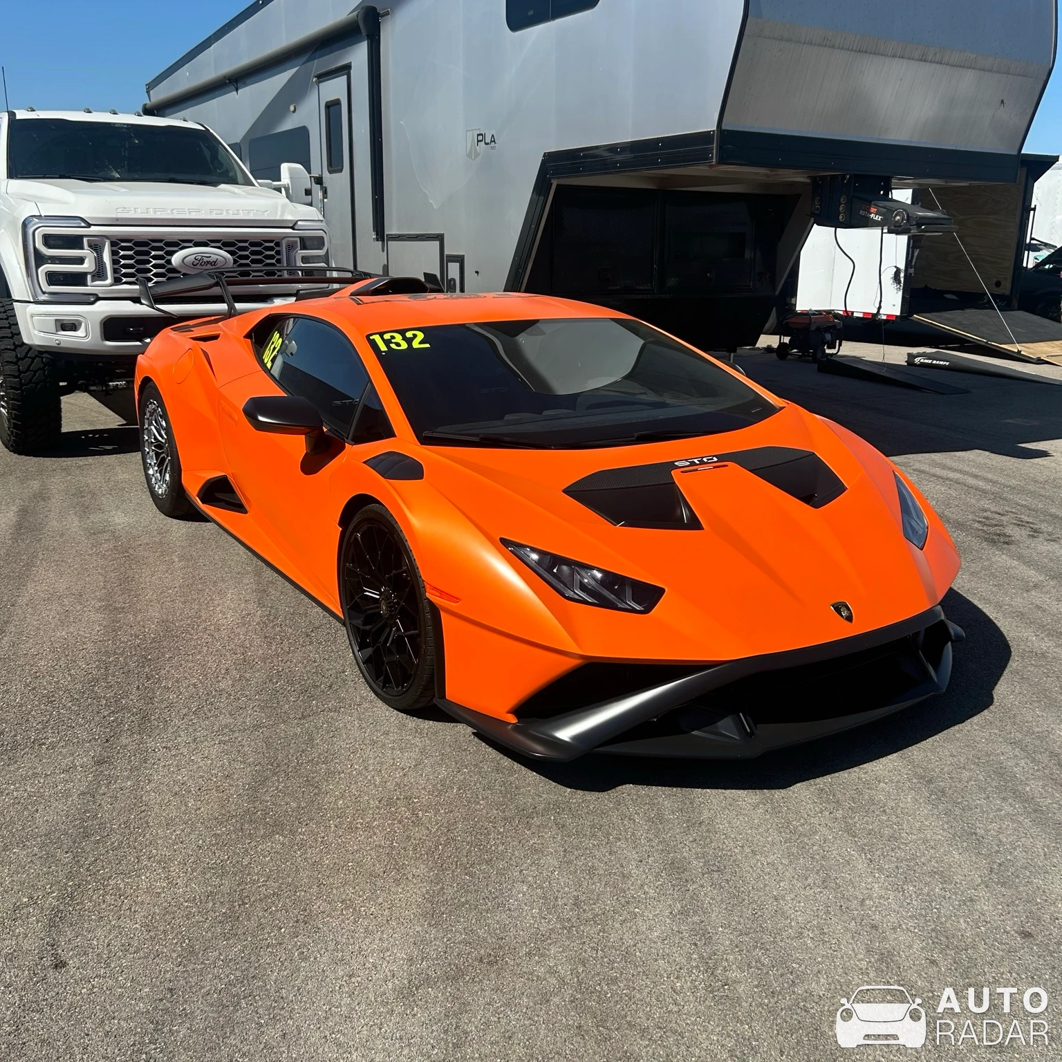Lamborghini Huracán LP640-2 STO spotted in Ennis