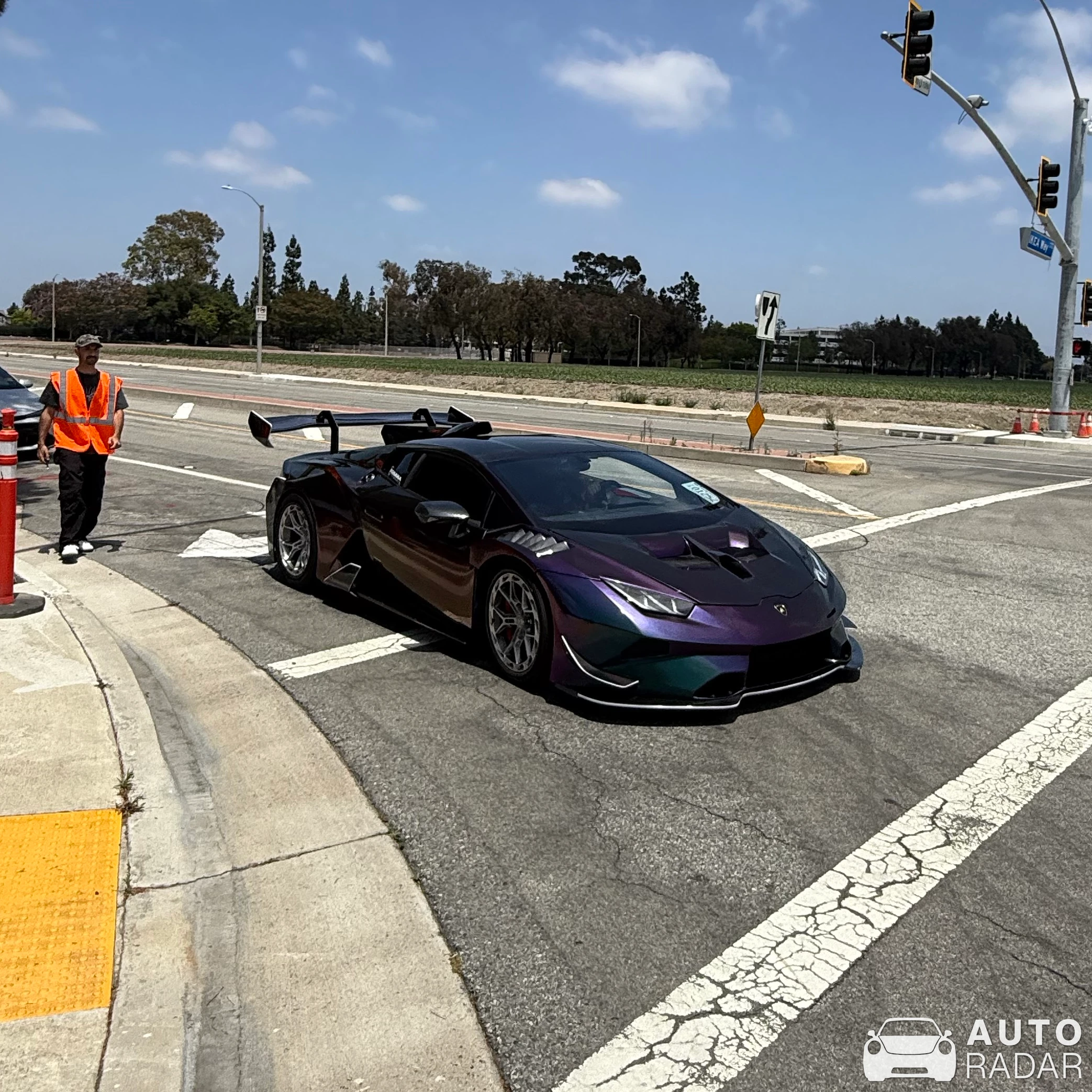 Lamborghini Huracán Super Trofeo EVO spotted in Costa Mesa, United States