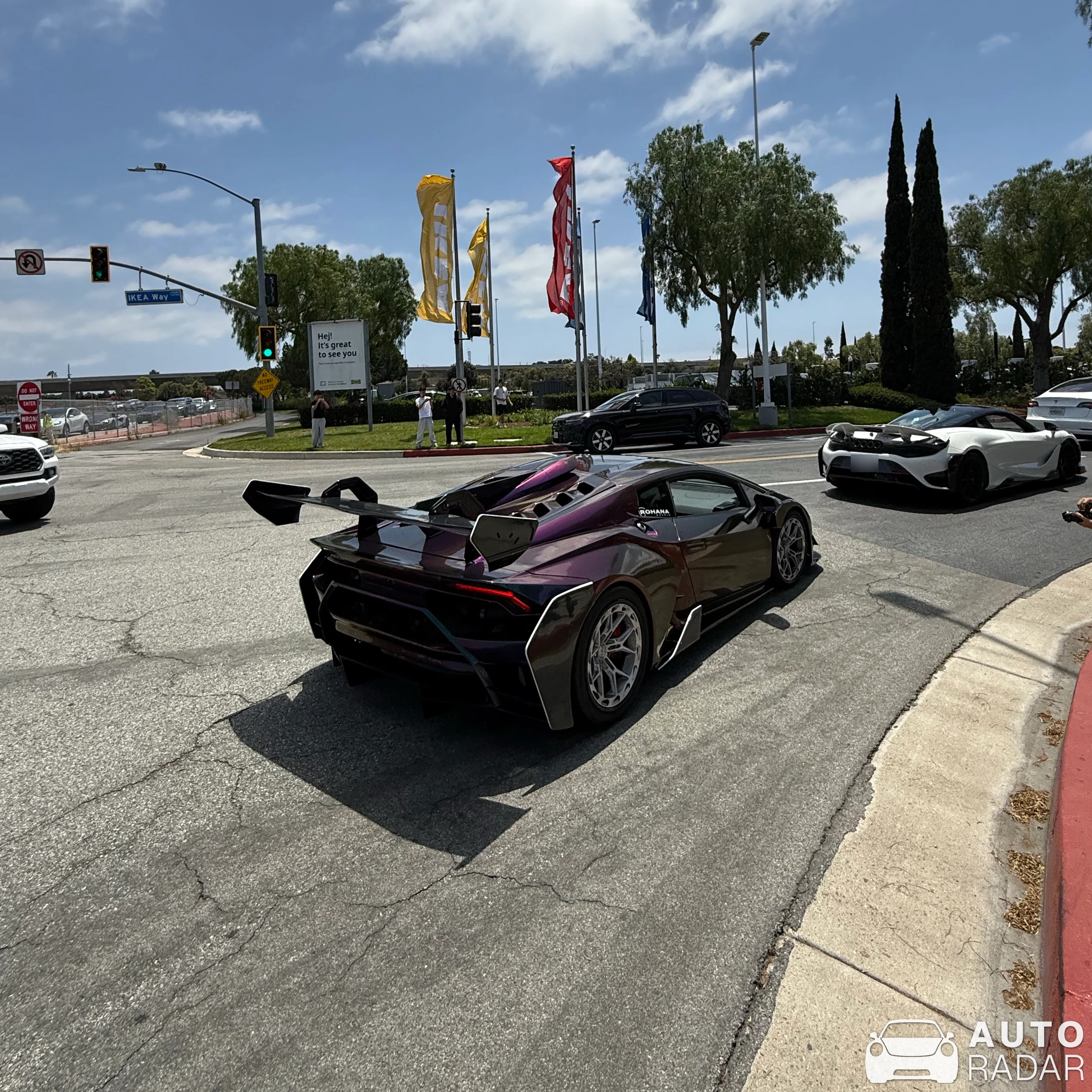 Lamborghini Huracán Super Trofeo EVO spotted in Costa Mesa