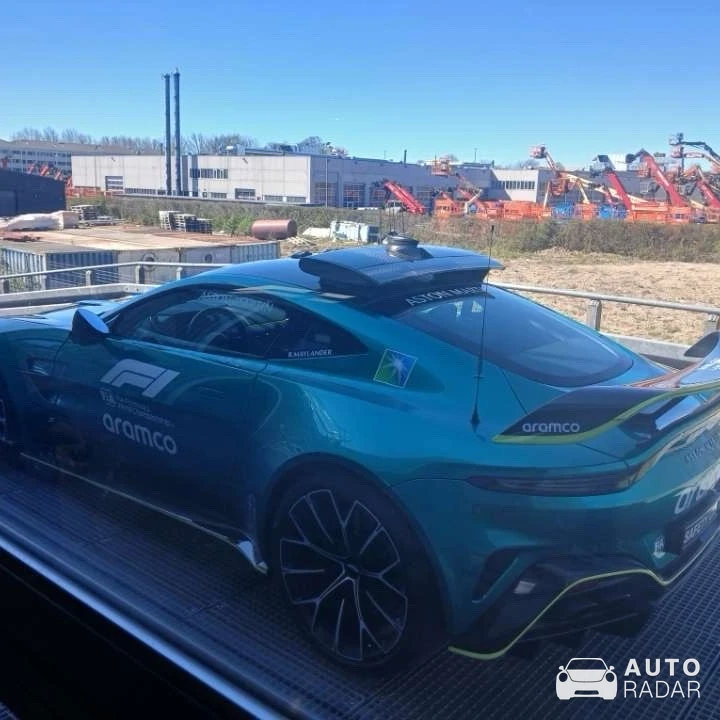 Aston Martin Vantage F1 Safety Car spotted in Taastrup