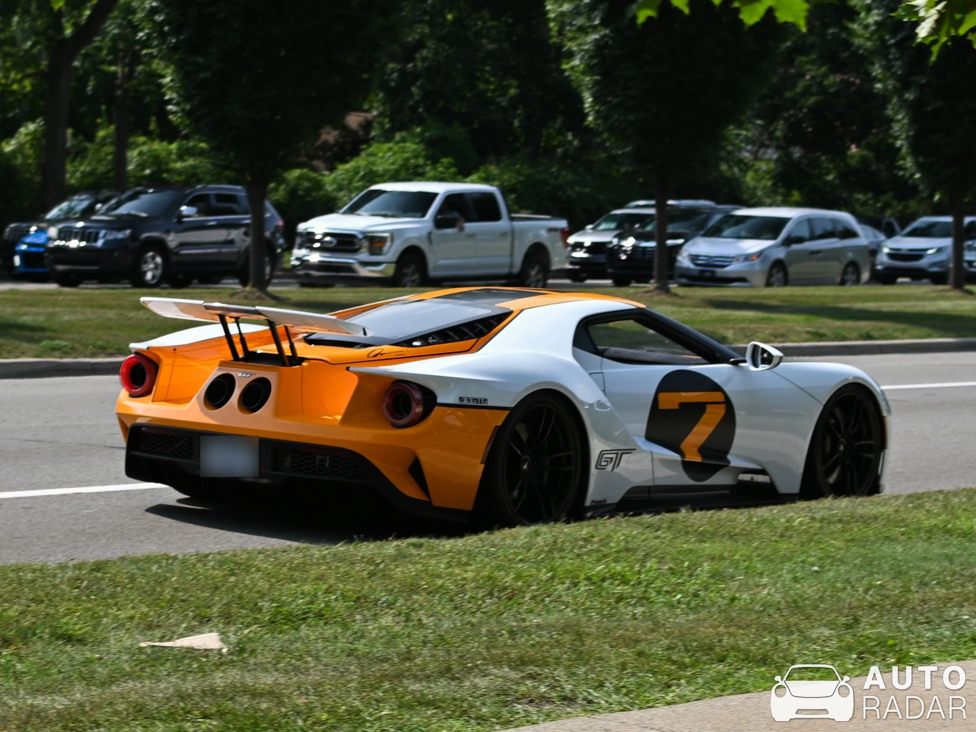 Ford GT MkII Heritage Edition spotted in Birmingham
