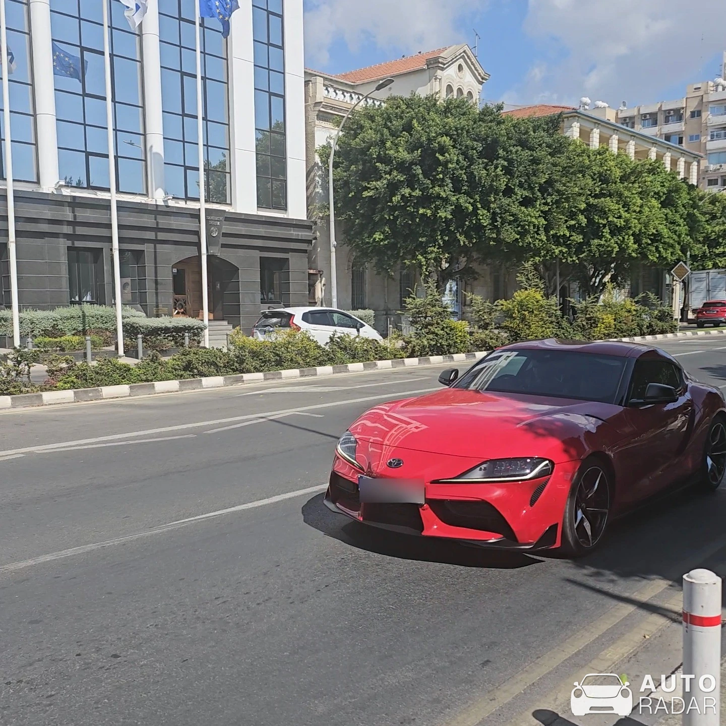Toyota GR Supra A90 spotted in Limassol, Cyprus