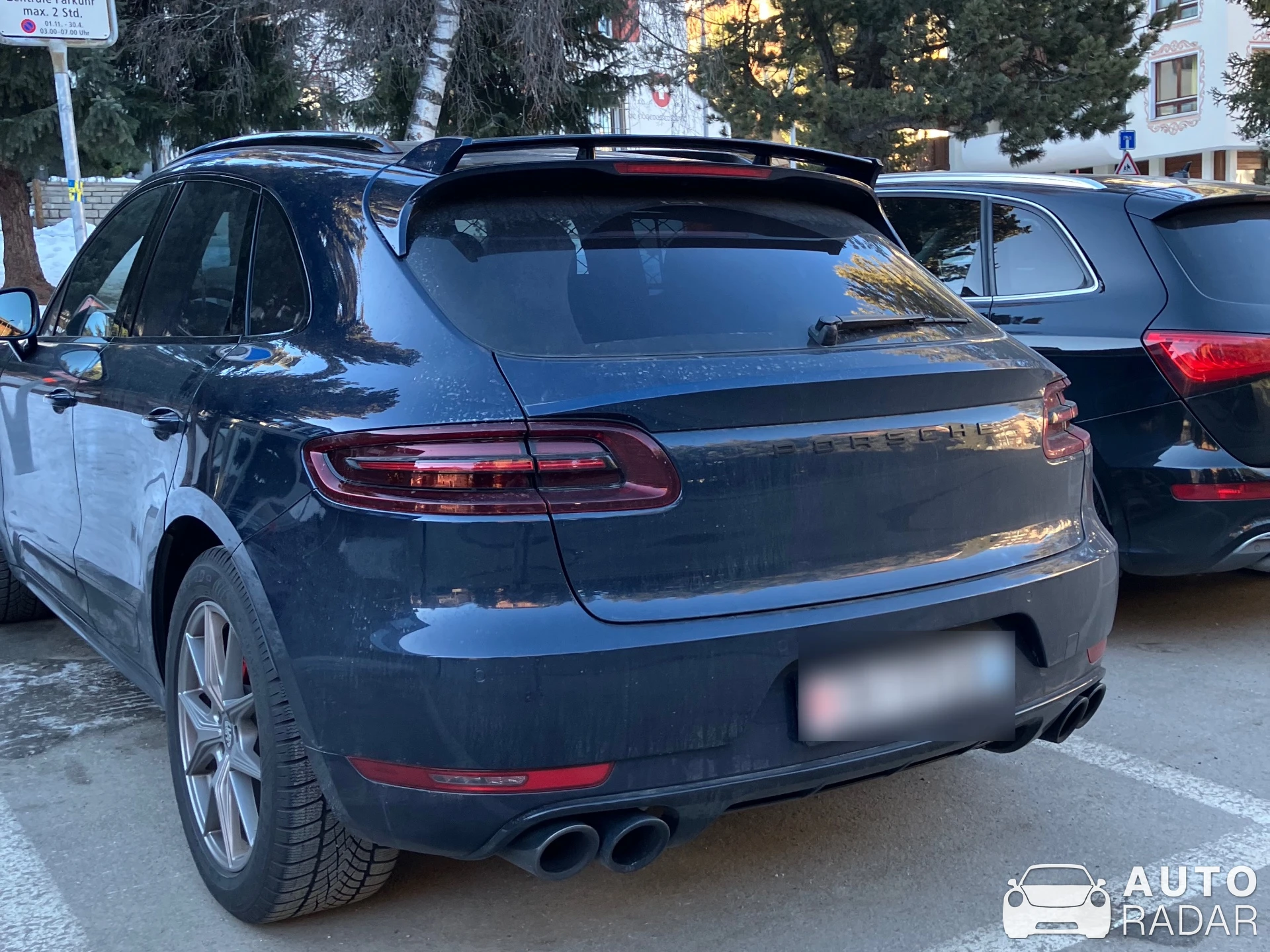 Porsche Macan Turbo Hamann spotted in Davos