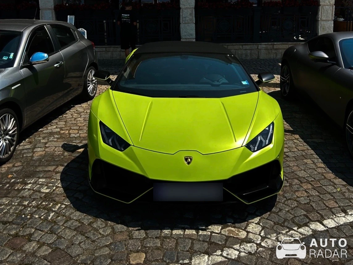 Lamborghini Huracán LP640-4 EVO Spyder spotted in Созопол, Bulgaria