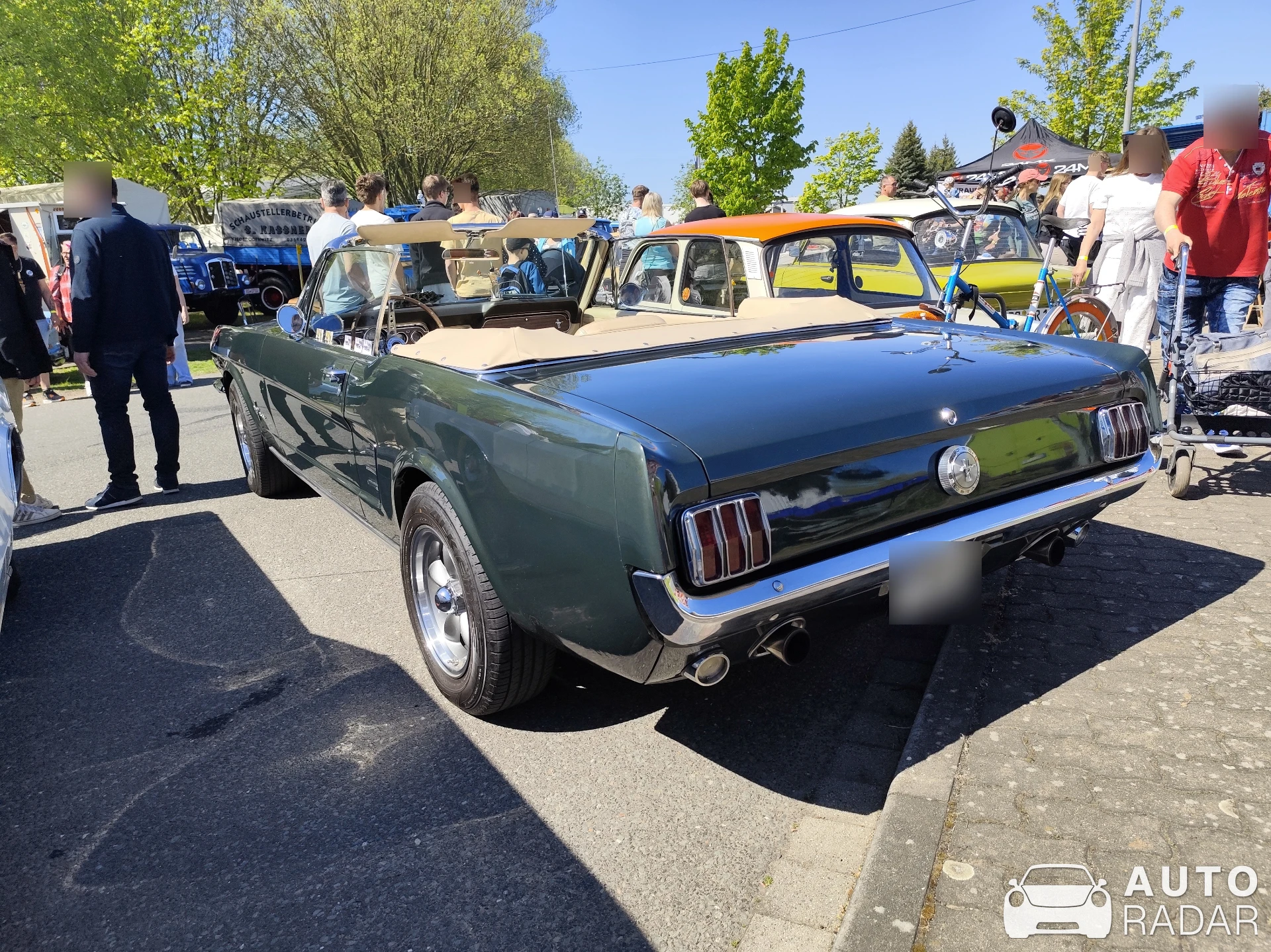 Ford Mustang Fastback Convertible spotted in Hartmannsdorf