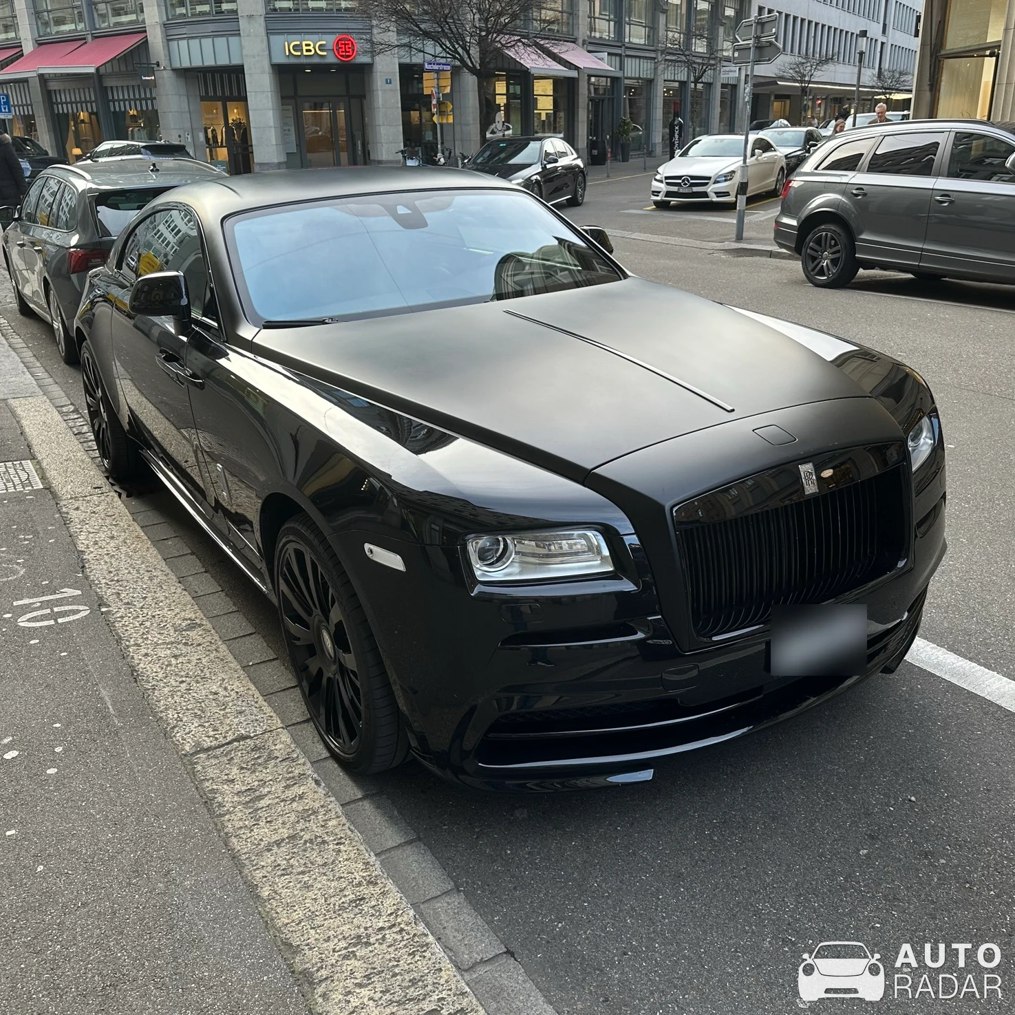 Rolls-Royce Wraith Spofec spotted in Zürich