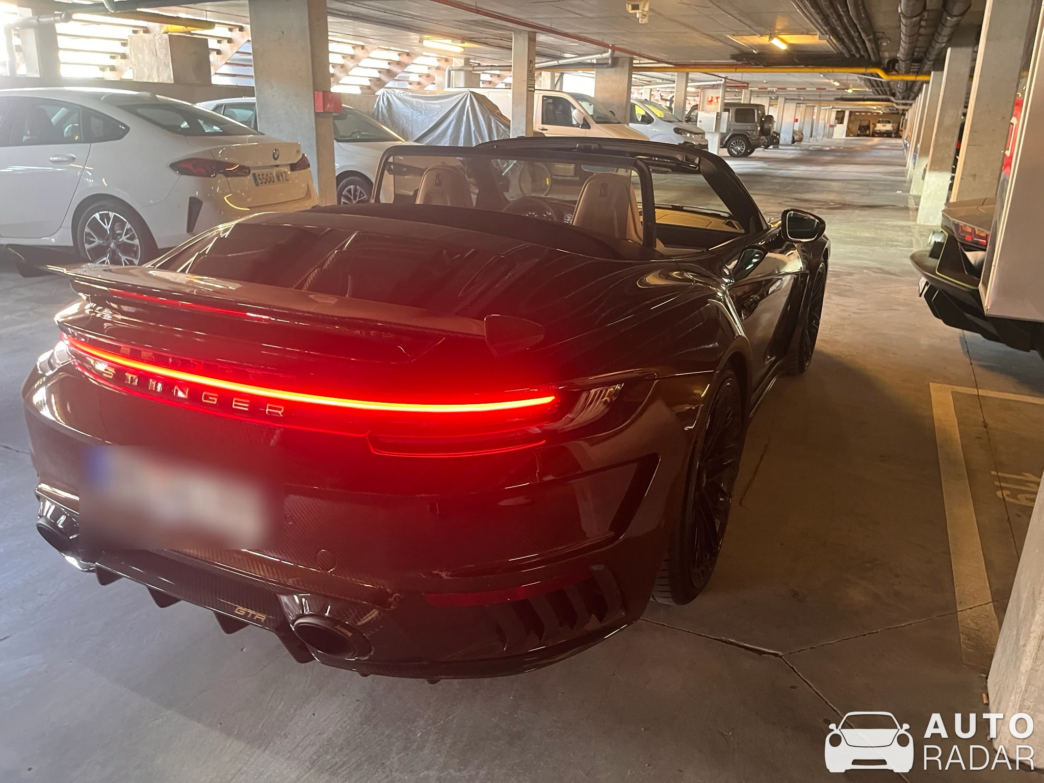 Porsche TopCar 992 Turbo S Cabriolet Stinger GTR Limited Carbon Edition spotted in Santa Ponça