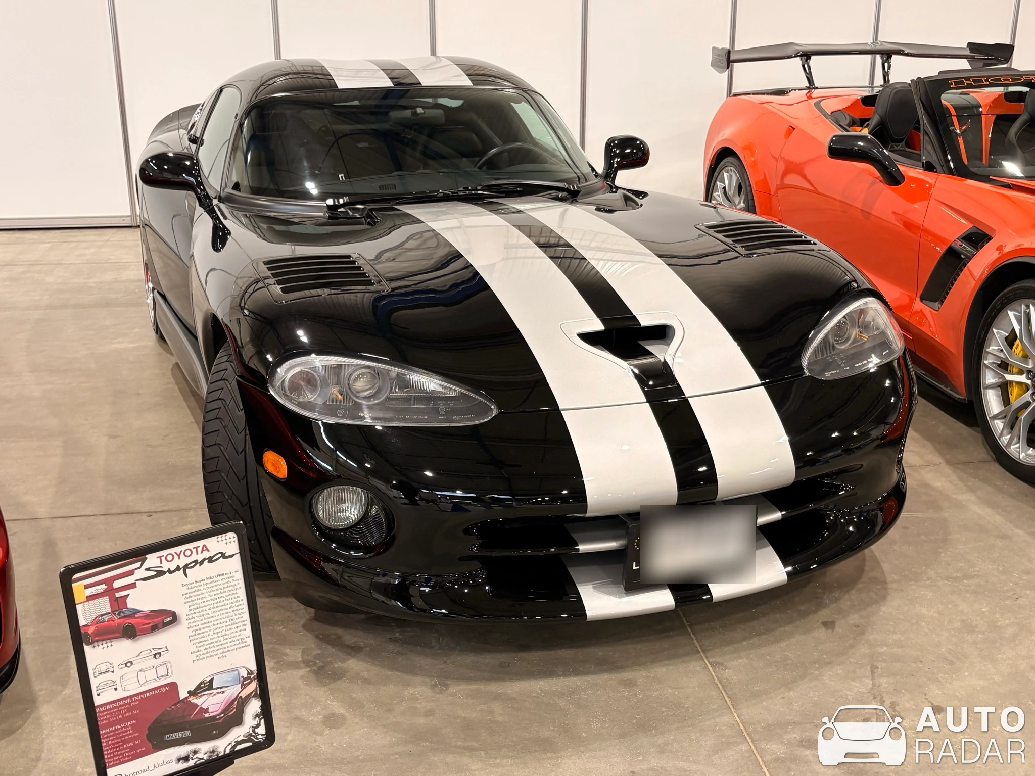 Dodge Viper RT/10 1996 spotted in Vilnius
