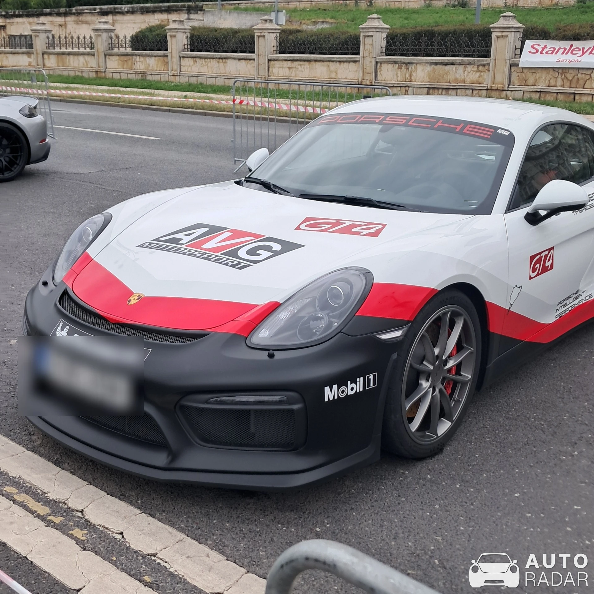 Porsche 981 Cayman GT4 Clubsport spotted in București