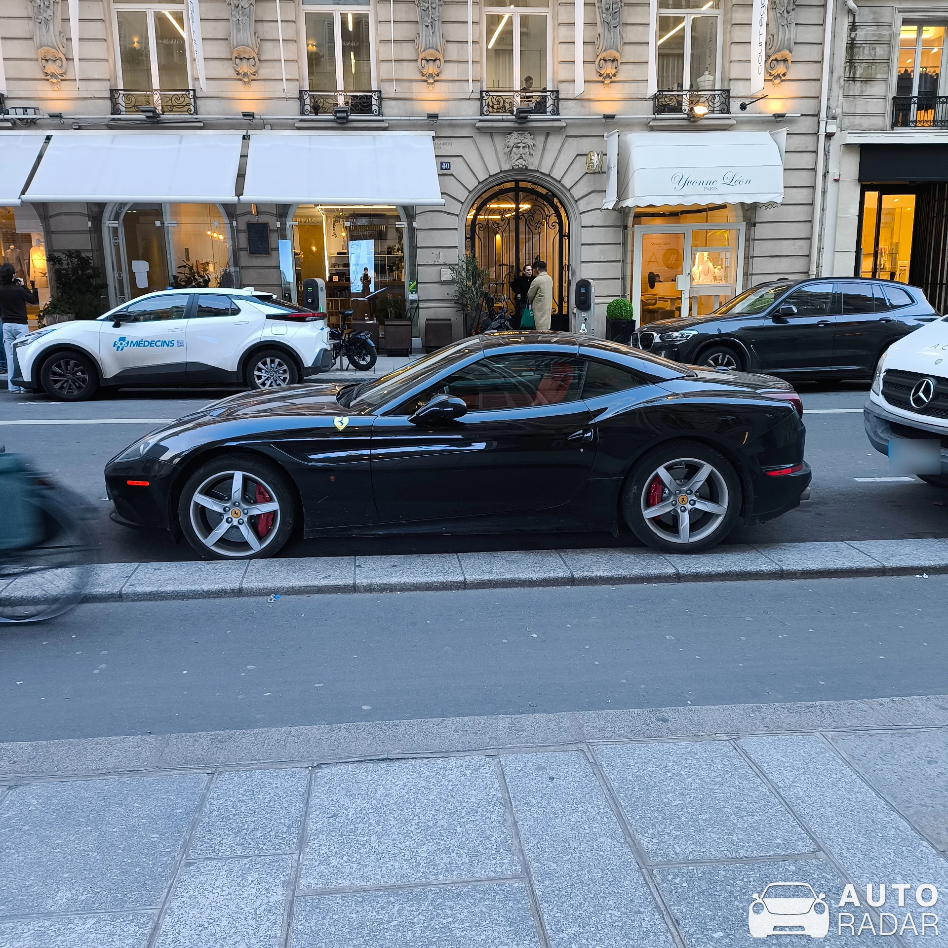 Ferrari California spotted in Paris, France