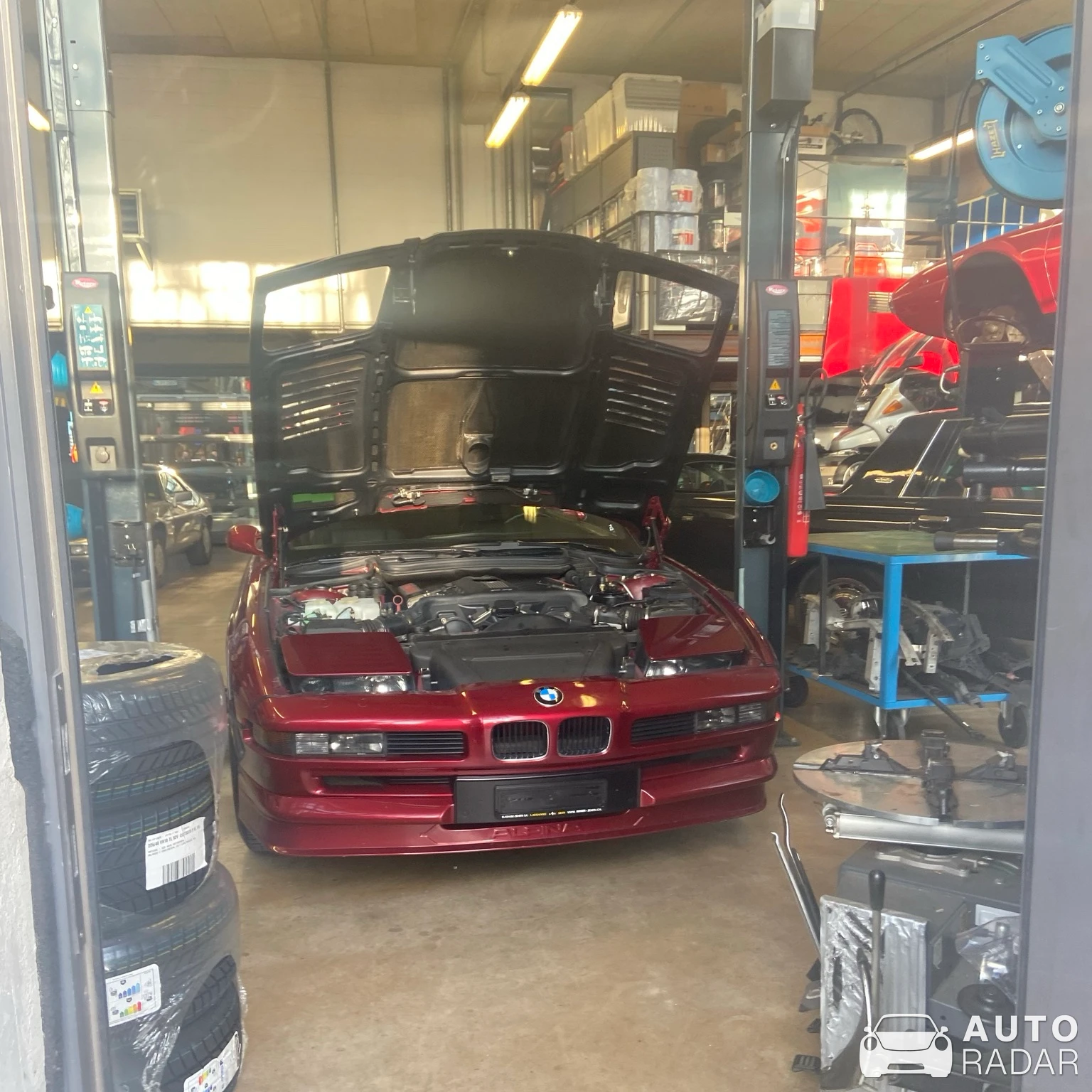 Alpina B12 5.7 E38 spotted in Düsseldorf