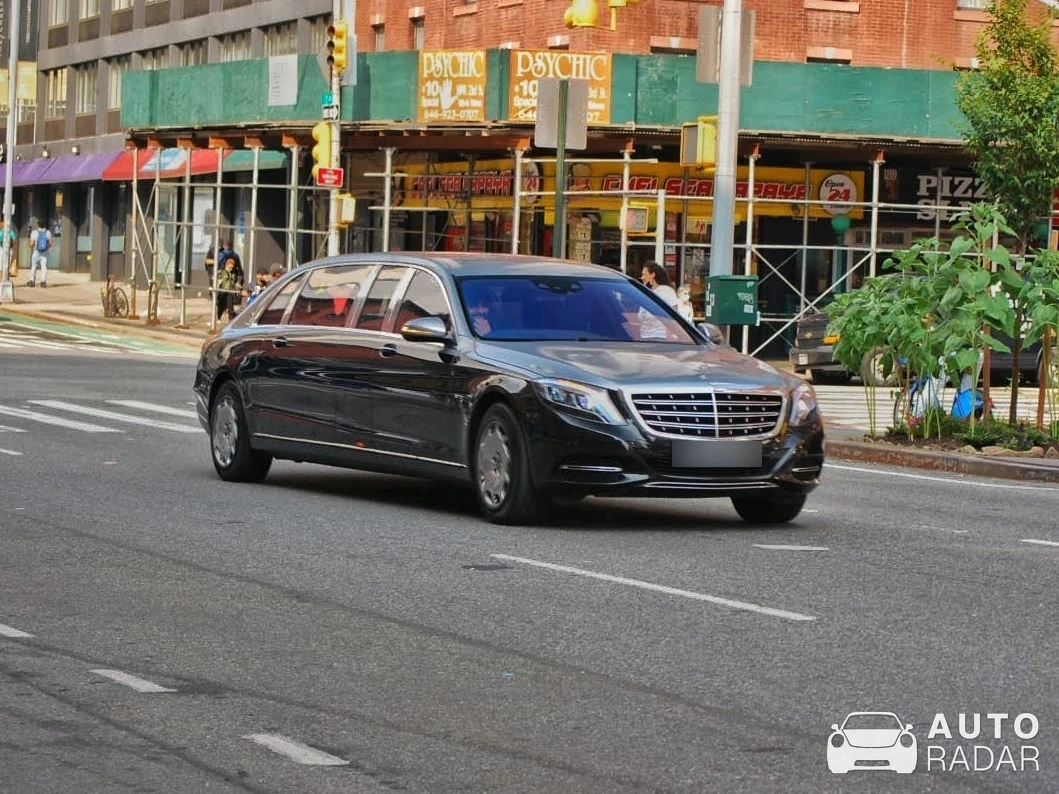 Mercedes-Maybach S 650 Pullman spotted in New York