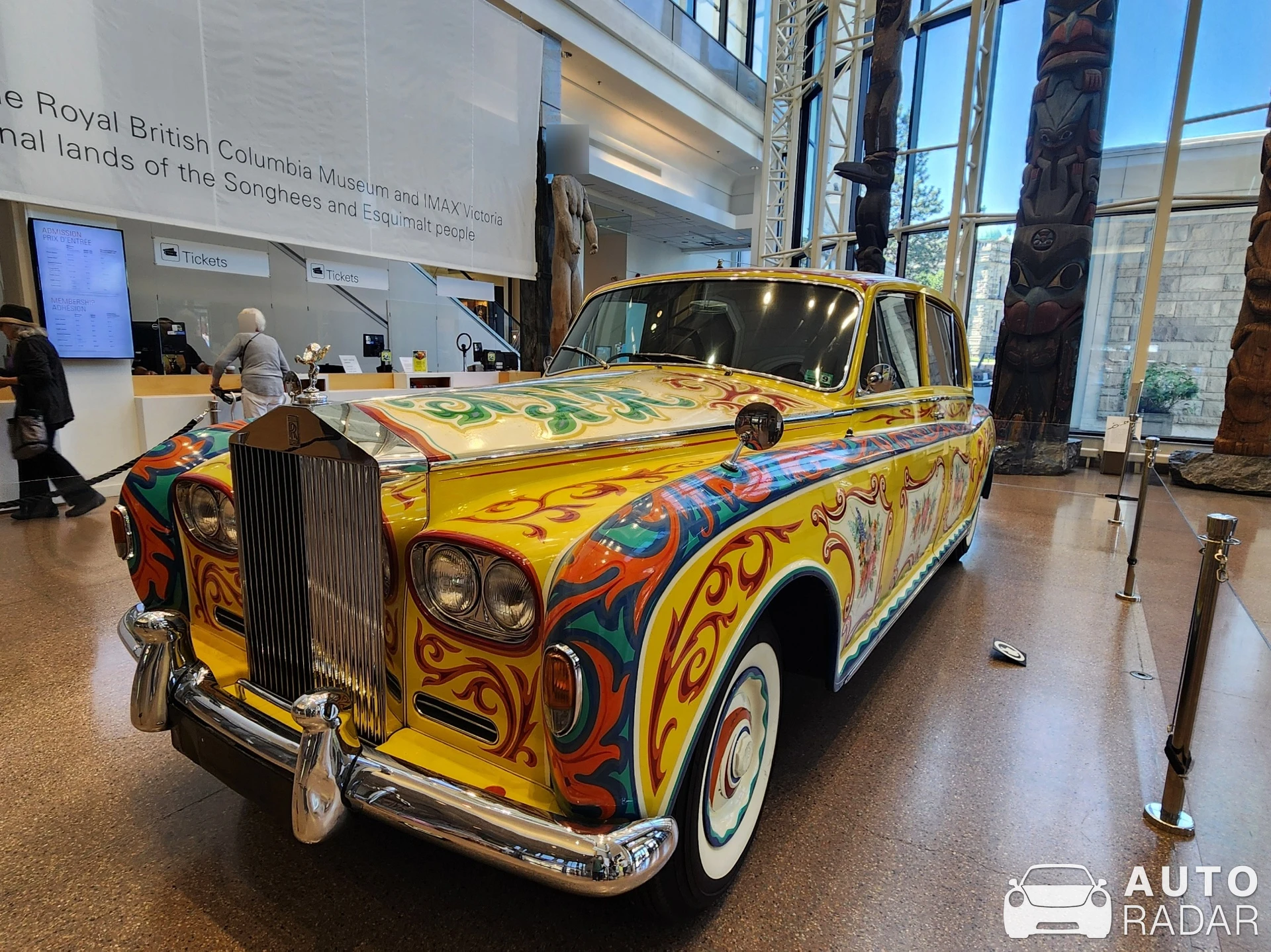Rolls-Royce Phantom V John Lennon Psychedelic Rolls spotted in Victoria