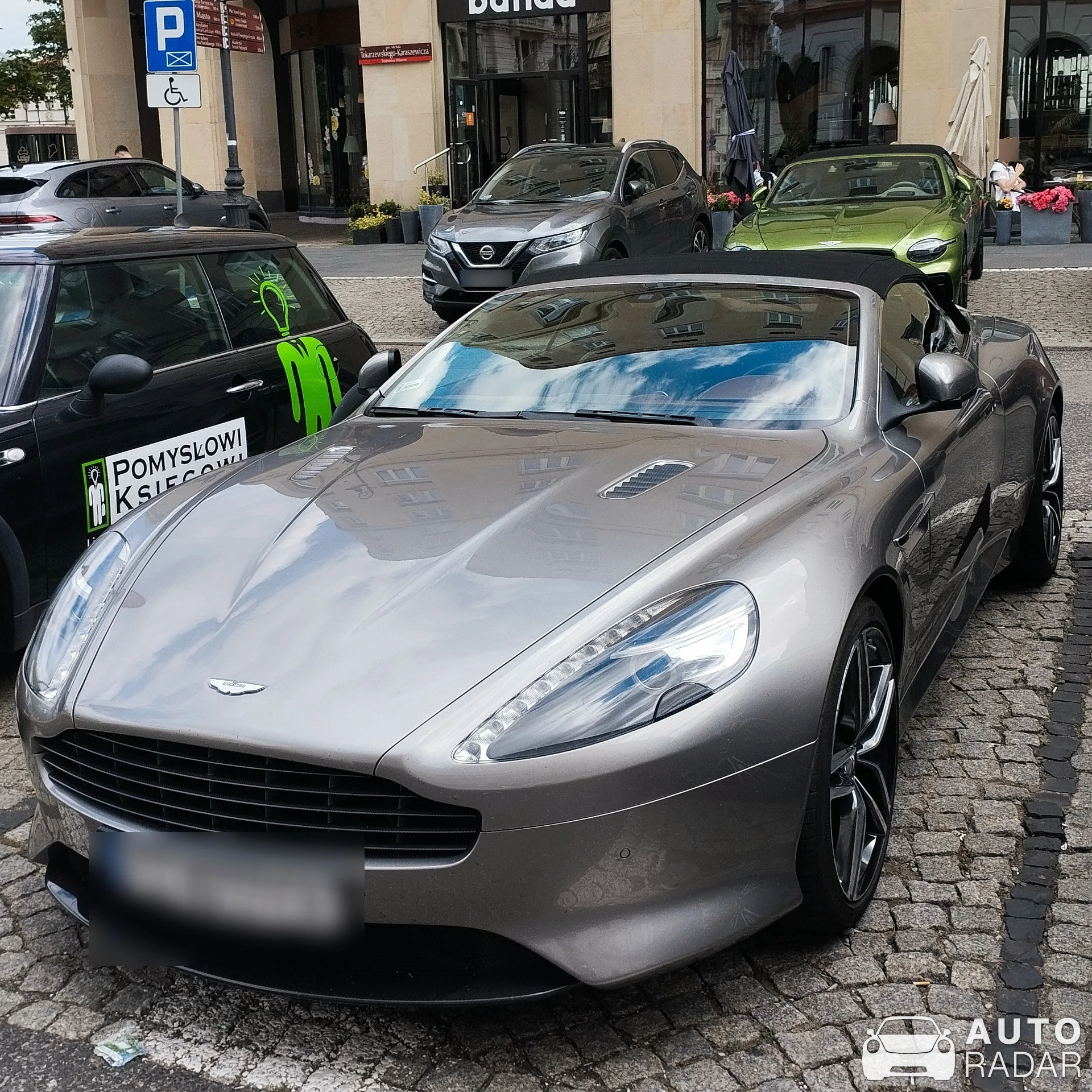 Aston Martin DB9 GT Volante 2016 spotted in Warszawa