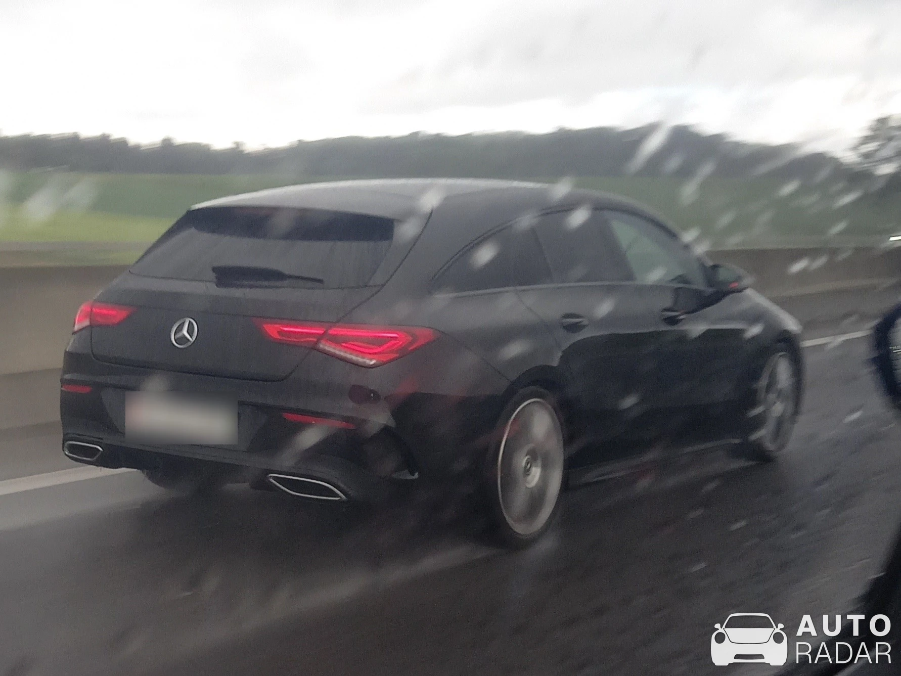 Mercedes-AMG CLA 35 Shooting Brake X118 spotted in Daillens