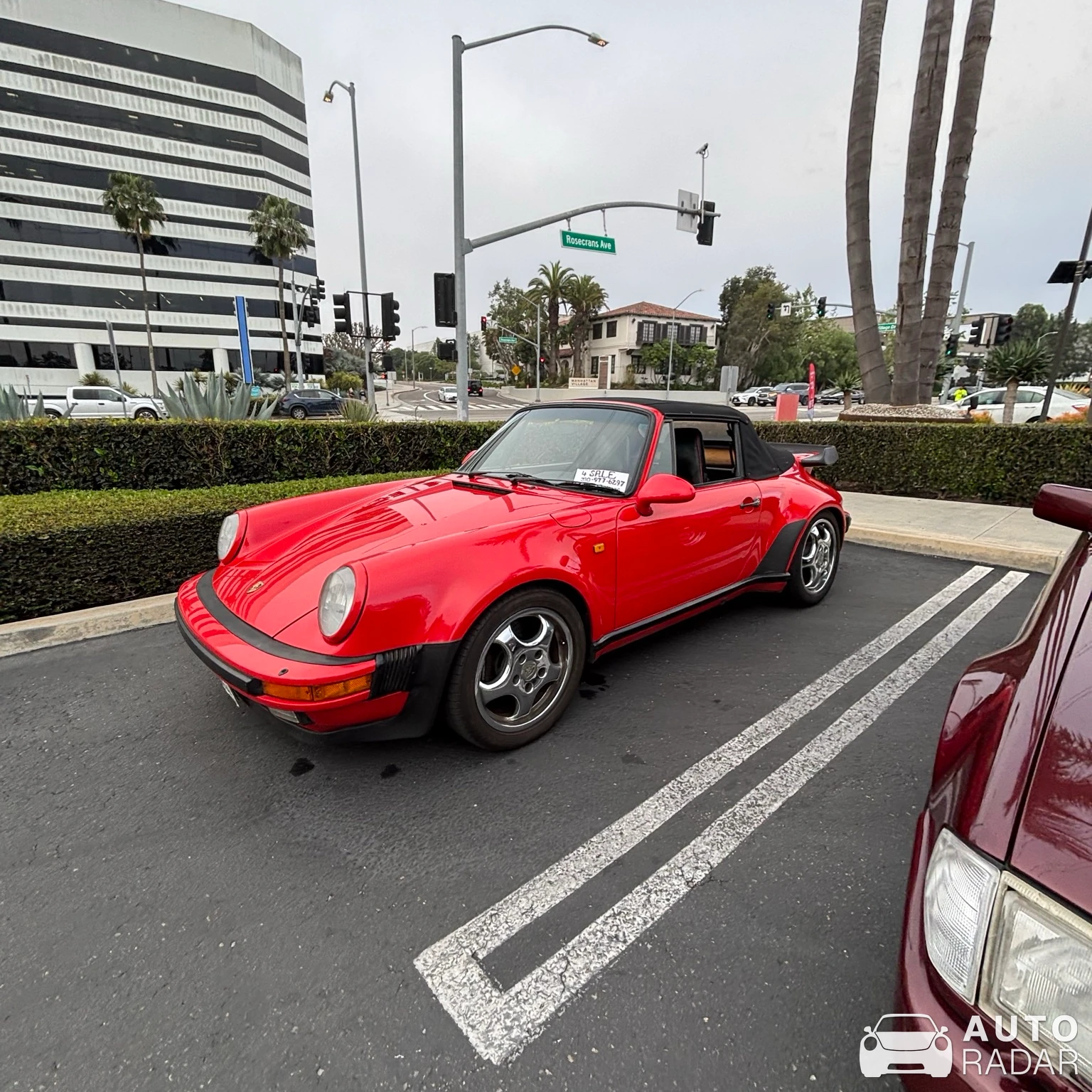 Porsche 930 Turbo Cabriolet spotted in El Segundo