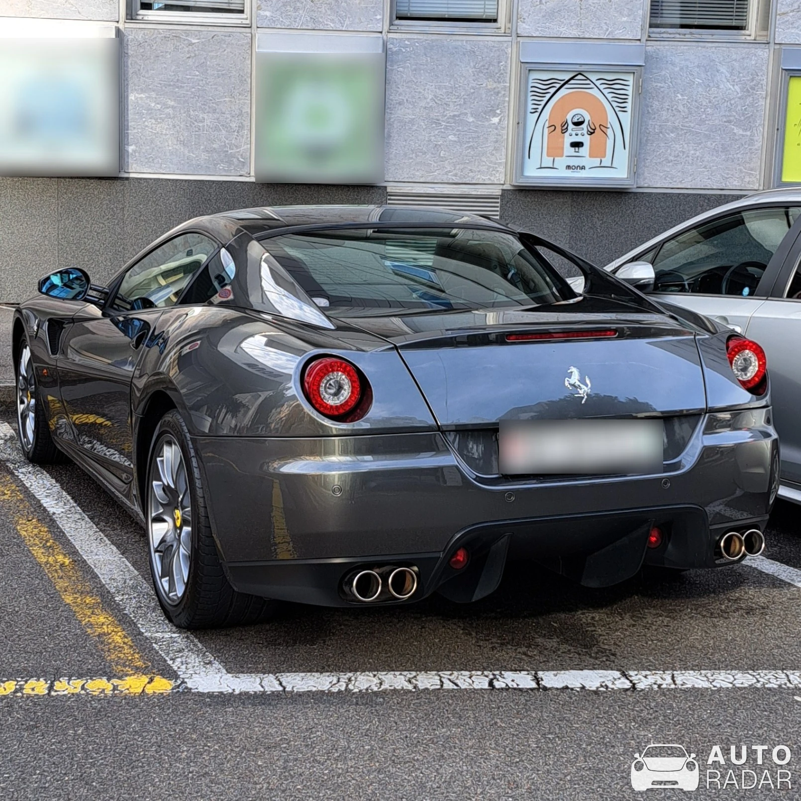 Ferrari 599 GTB Fiorano spotted in Montreux, Switzerland