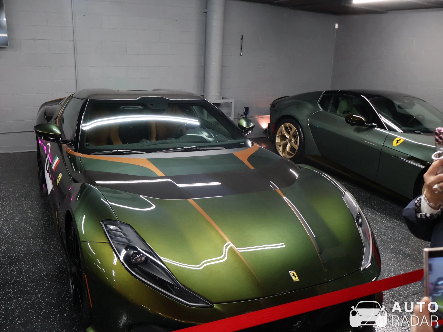 Ferrari 812 Competizione A Cavalcade 10th Anniversary Edition spotted in Long Beach