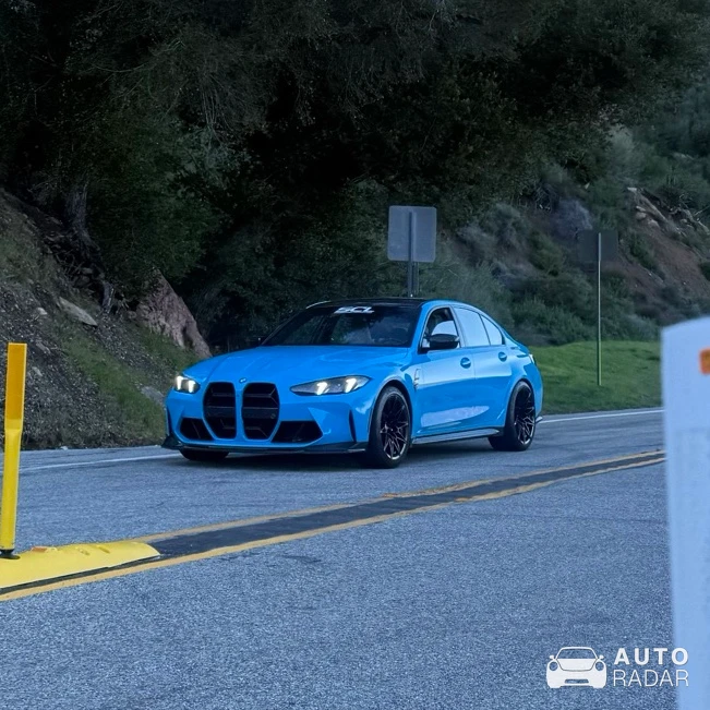 BMW M3 G80 Sedan Competition spotted in Malibu, United States