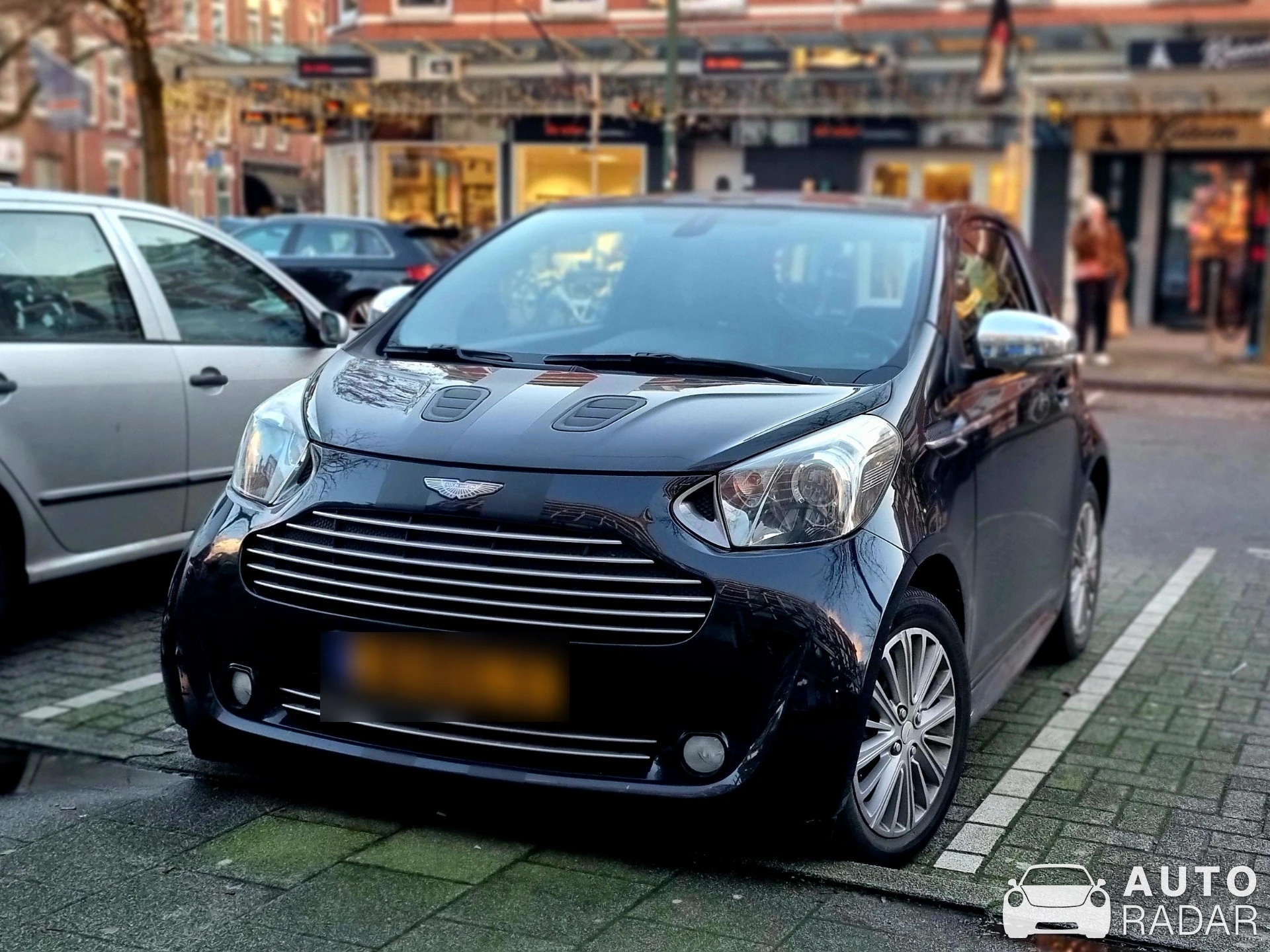 Aston Martin Cygnet Launch Edition Black spotted in Rotterdam